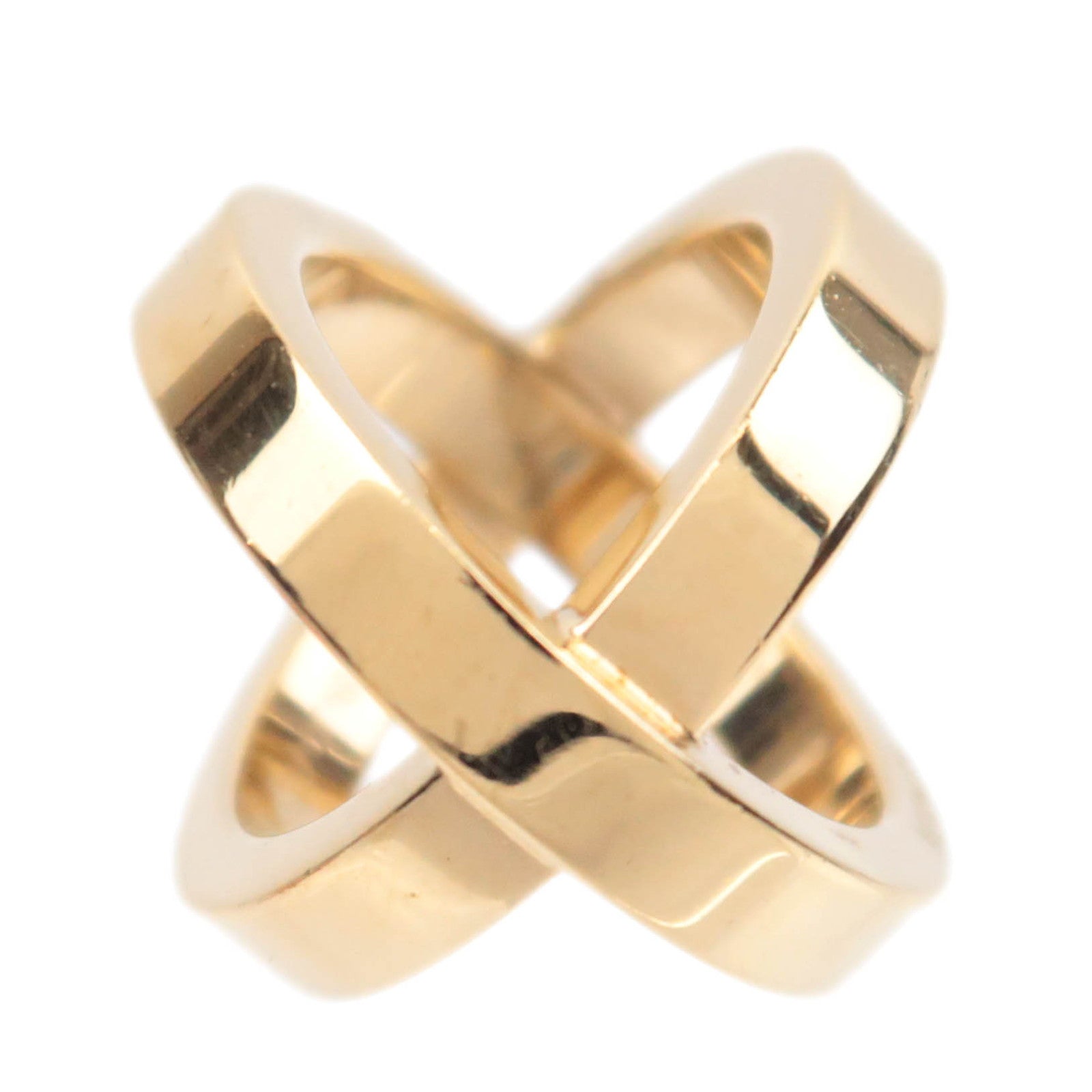 HERMES Cosmos Scarf Ring Gold Color90575