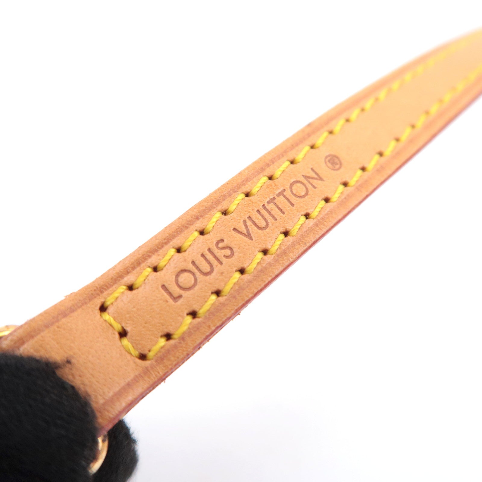 Louis Vuitton Leather Shoulder Strap Length 120cm Width 1.2cm J00145