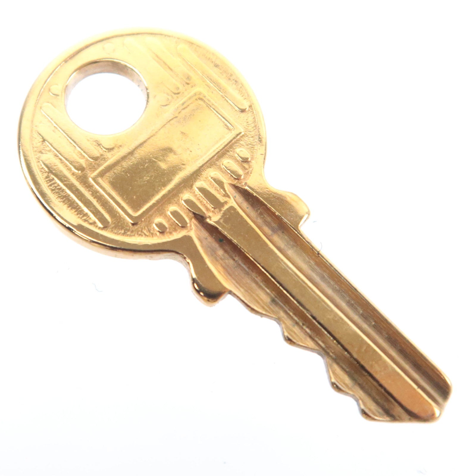 HERMES Key Lock No.107 Gold Color