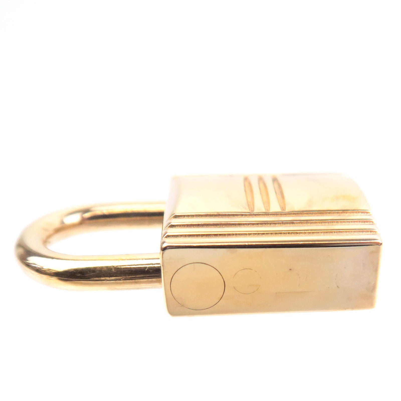 HERMES Key Lock No.110 Gold Color