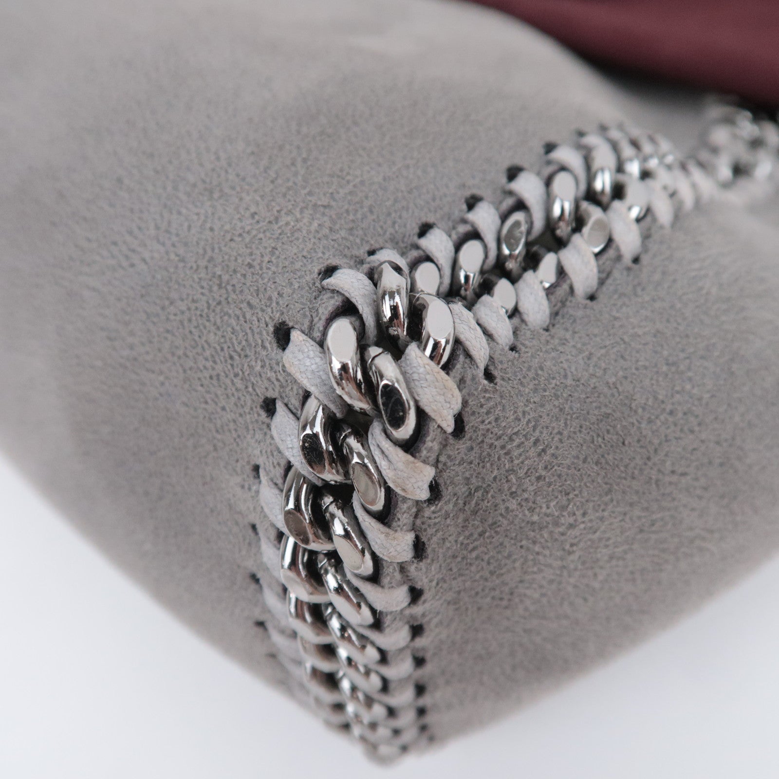 Stella McCartney Falabella 2Way Chain Shoulder Bag Vegan Leather Gray