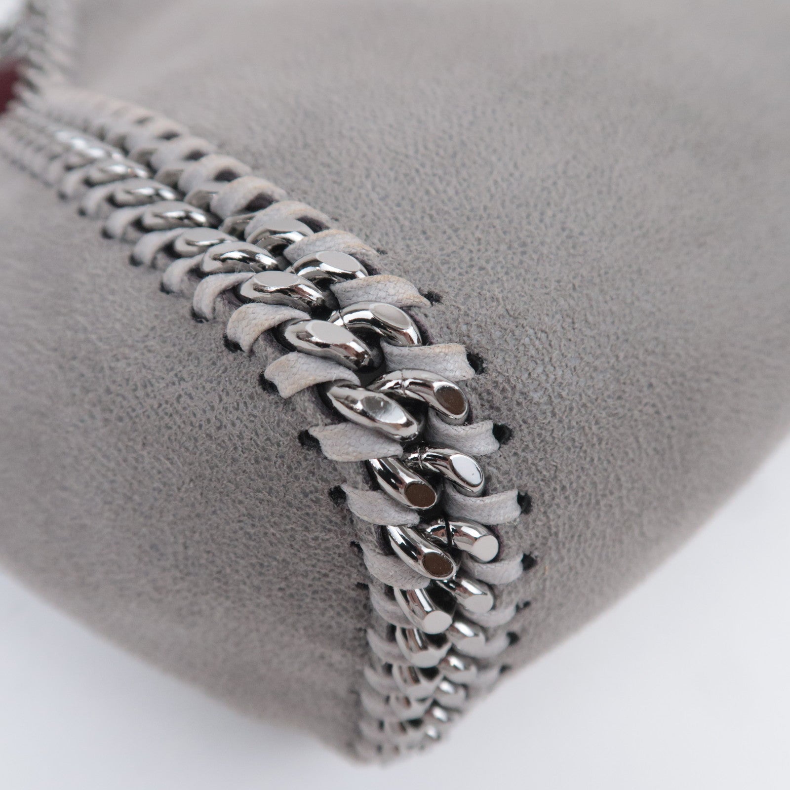 Stella McCartney Falabella 2Way Chain Shoulder Bag Vegan Leather Gray