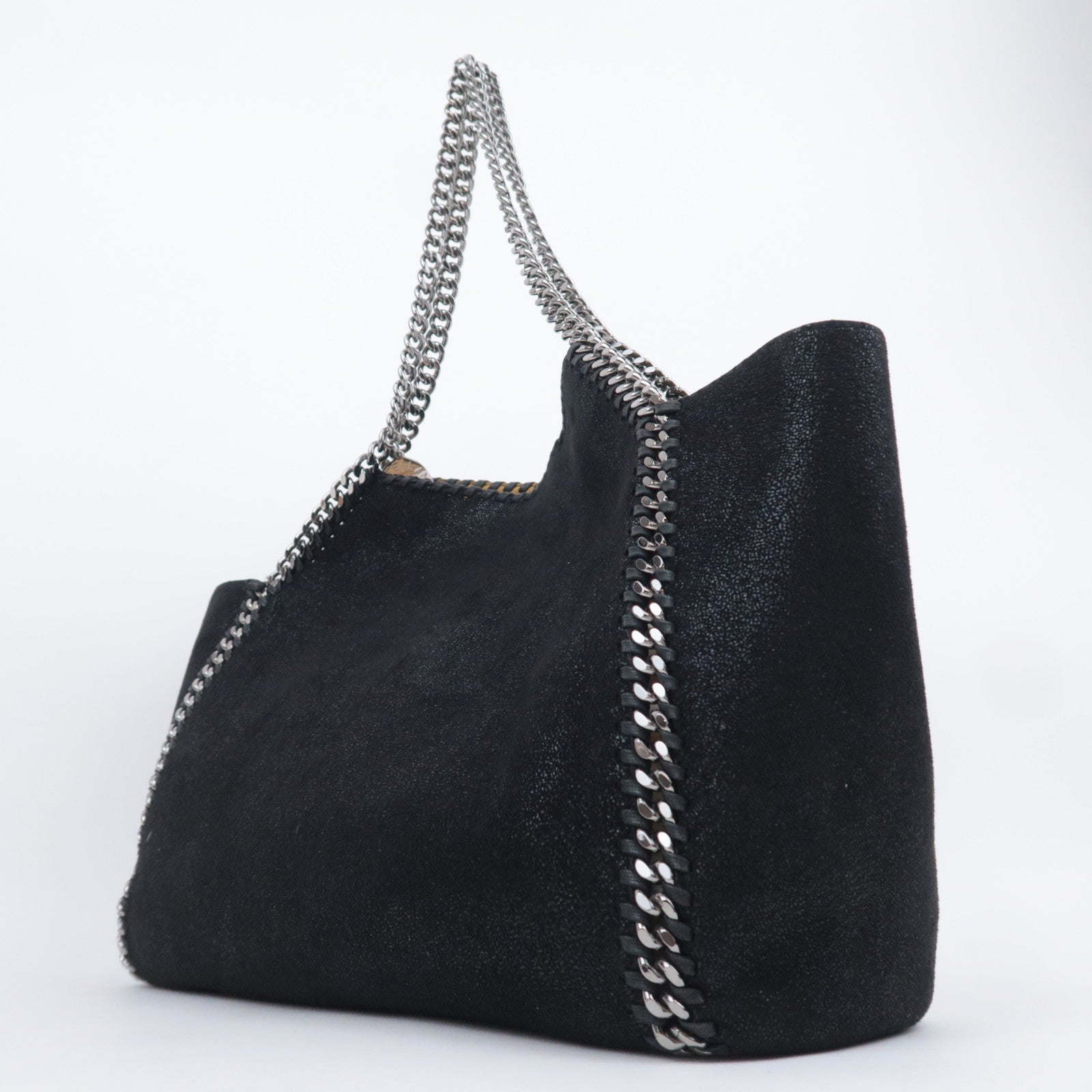 Stella McCartney Falabella Chain Tote Bag Vegan Leather Black