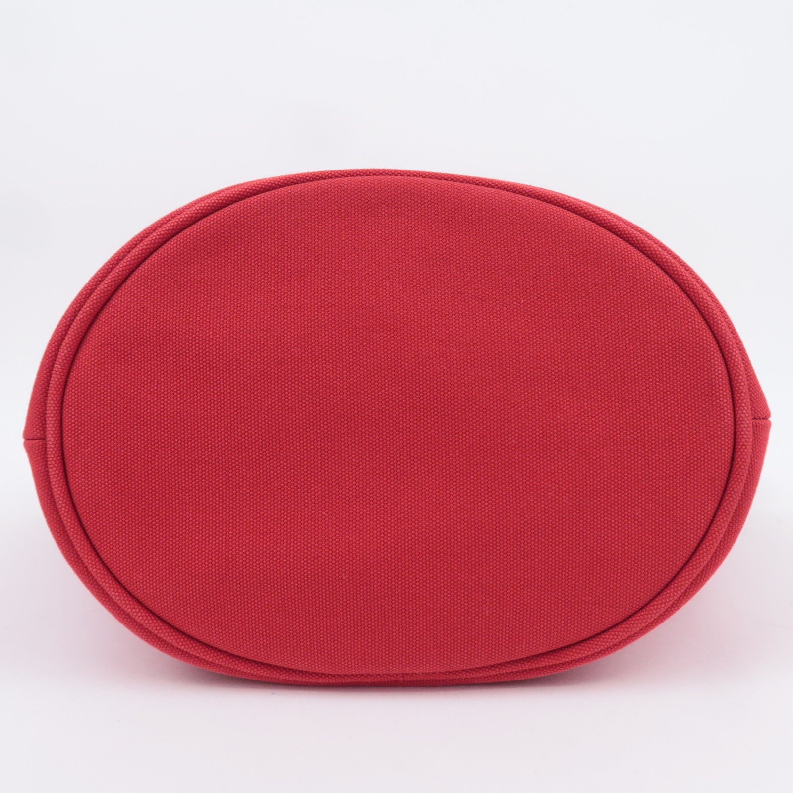 PRADA Canapa 2Way Canvas Tote Bag Red 1BG186