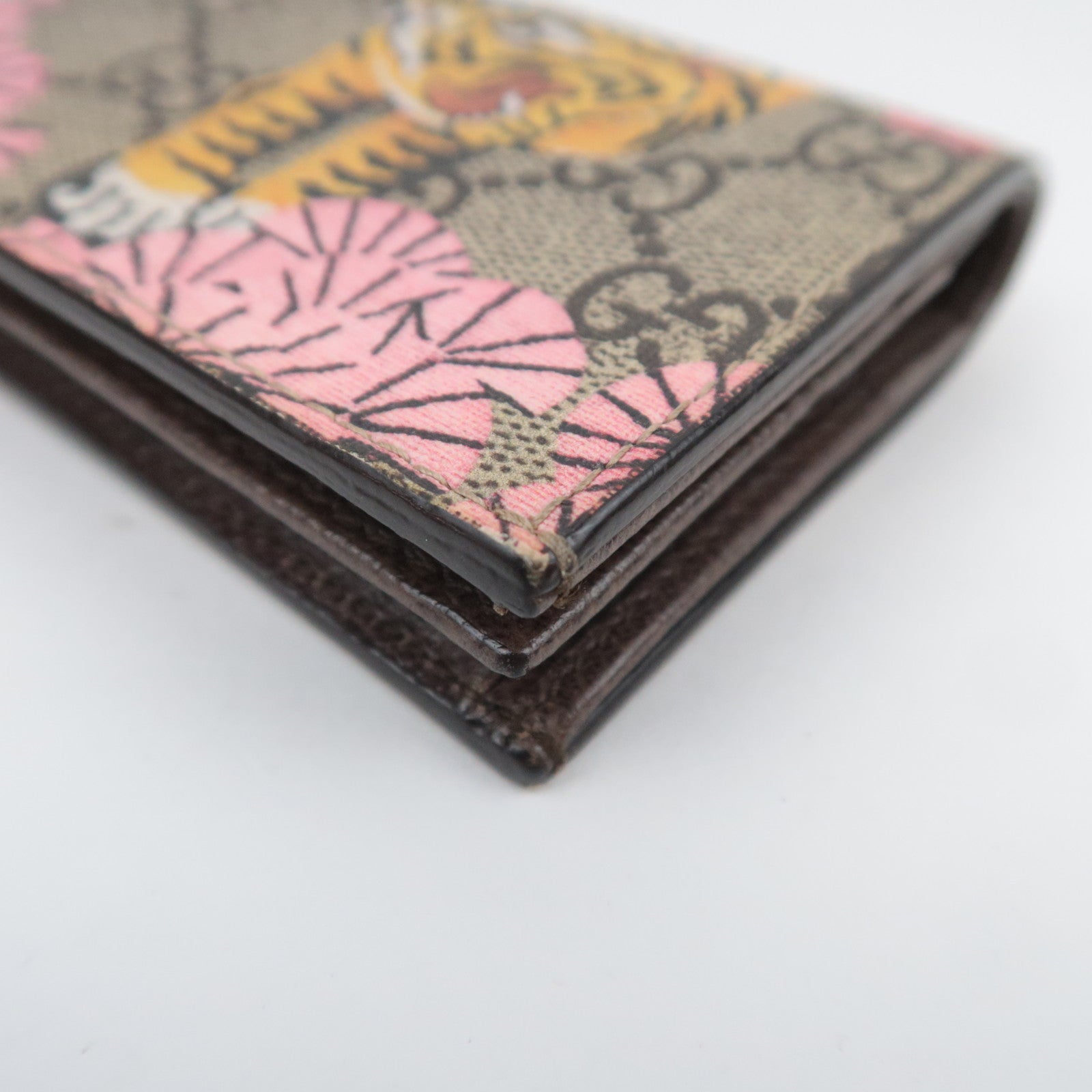 GUCCI Bengal GG Supreme Wallet Beige 452362