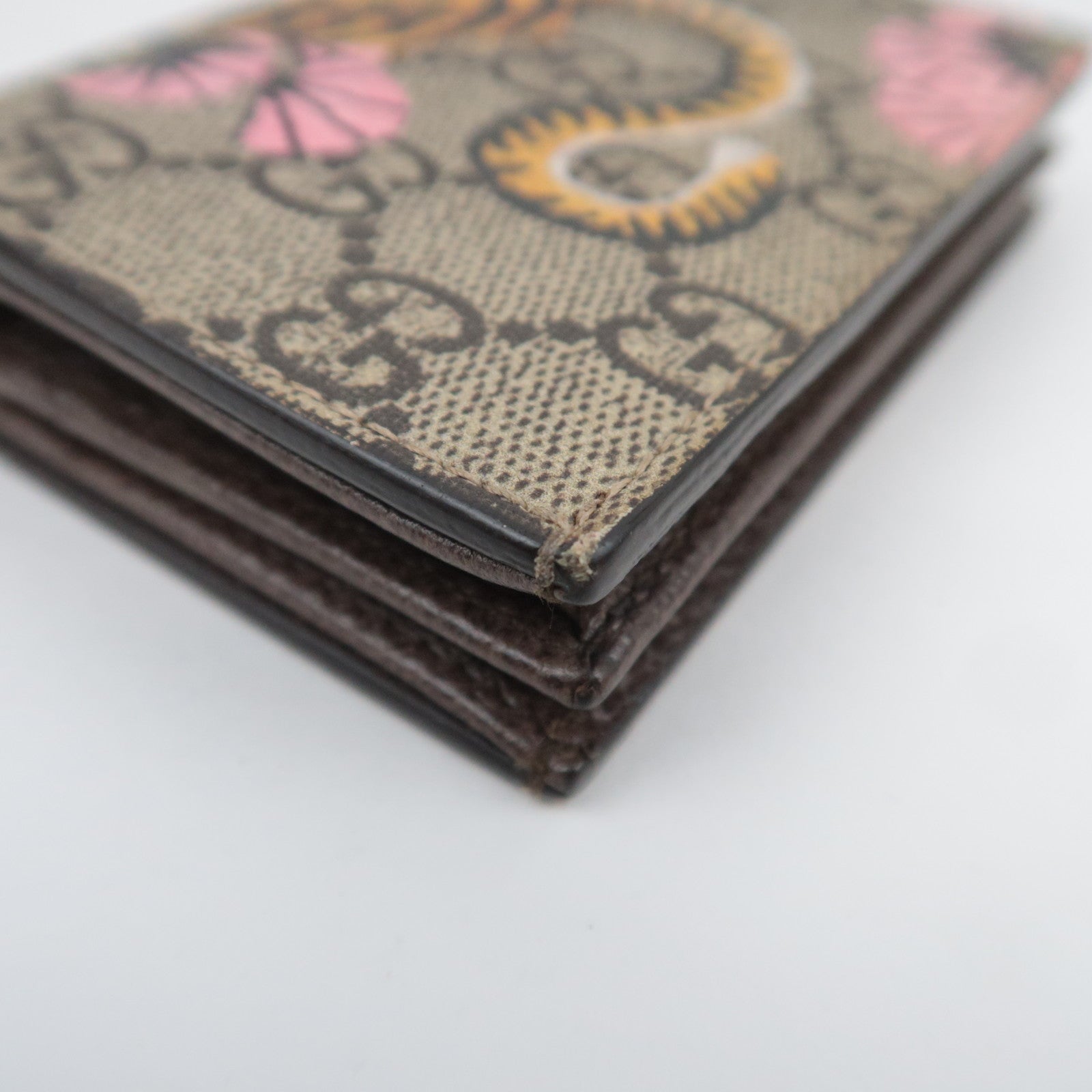 GUCCI Bengal GG Supreme Wallet Beige 452362