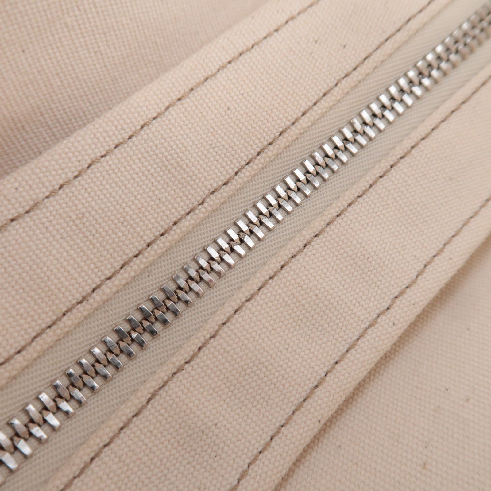 GUCCI Sherry Large Canvas Tote Bag Ivory Brown 816863