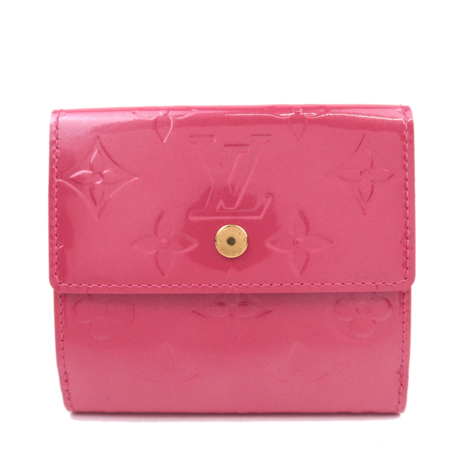 Louis Vuitton Monogram Vernis Portefeuille Elise Wallet Framboise M9357690692