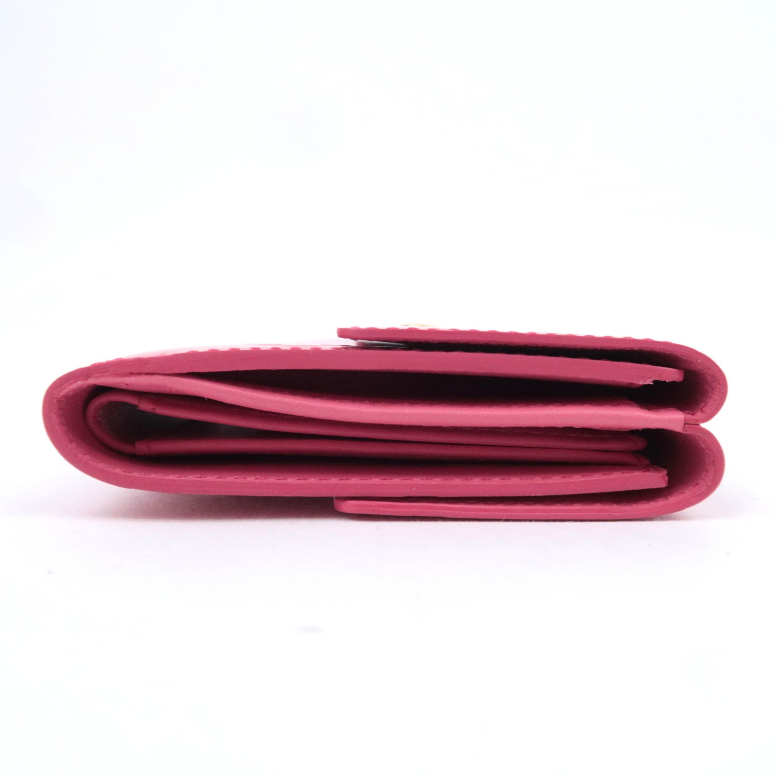 Louis Vuitton Monogram Vernis Portefeuille Elise Wallet Framboise M93576