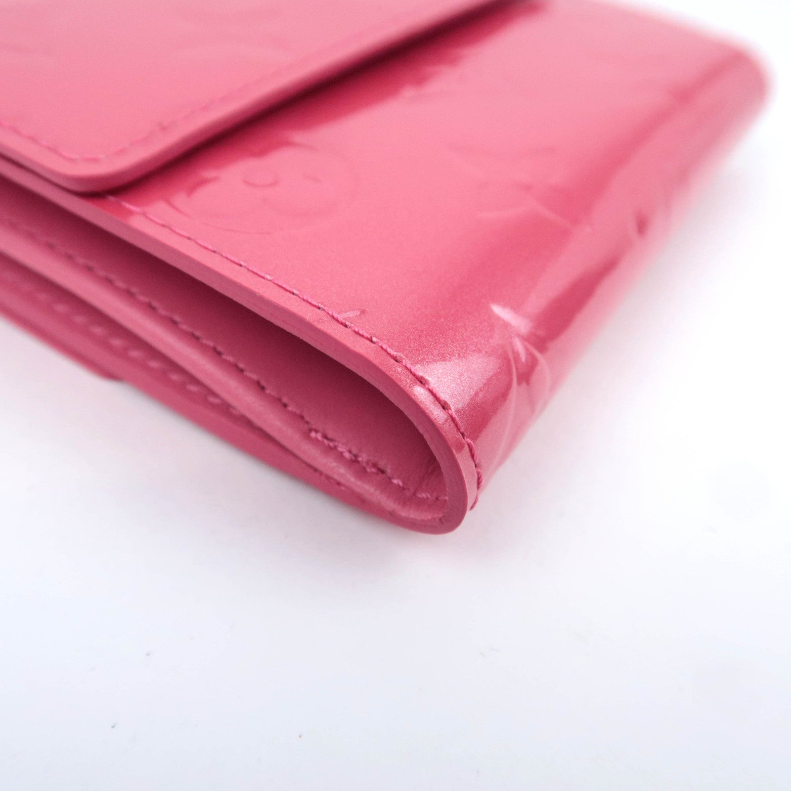 Louis Vuitton Monogram Vernis Portefeuille Elise Wallet Framboise M93576