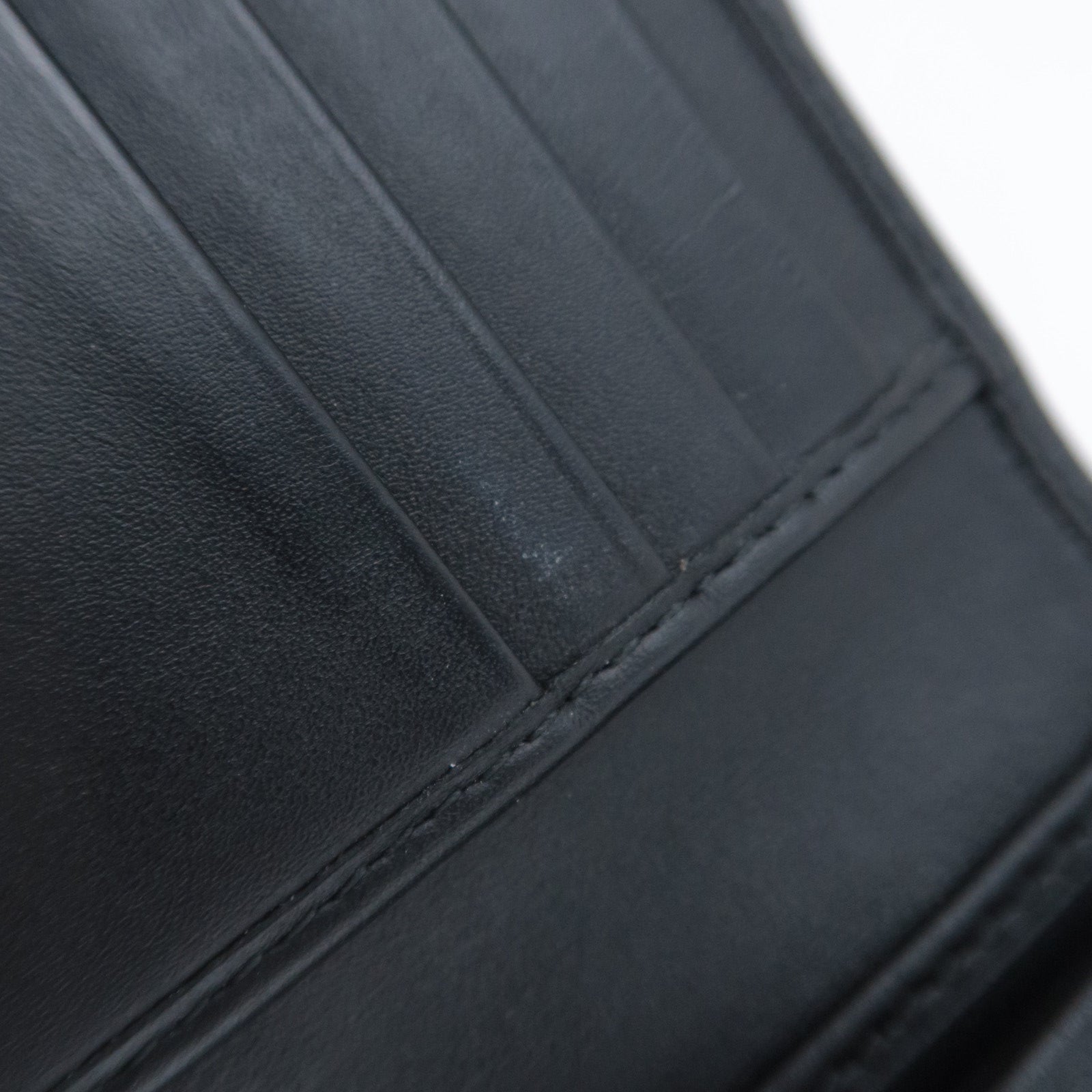 BOTTEGA VENETA Intrecciato Leather Wallet Black