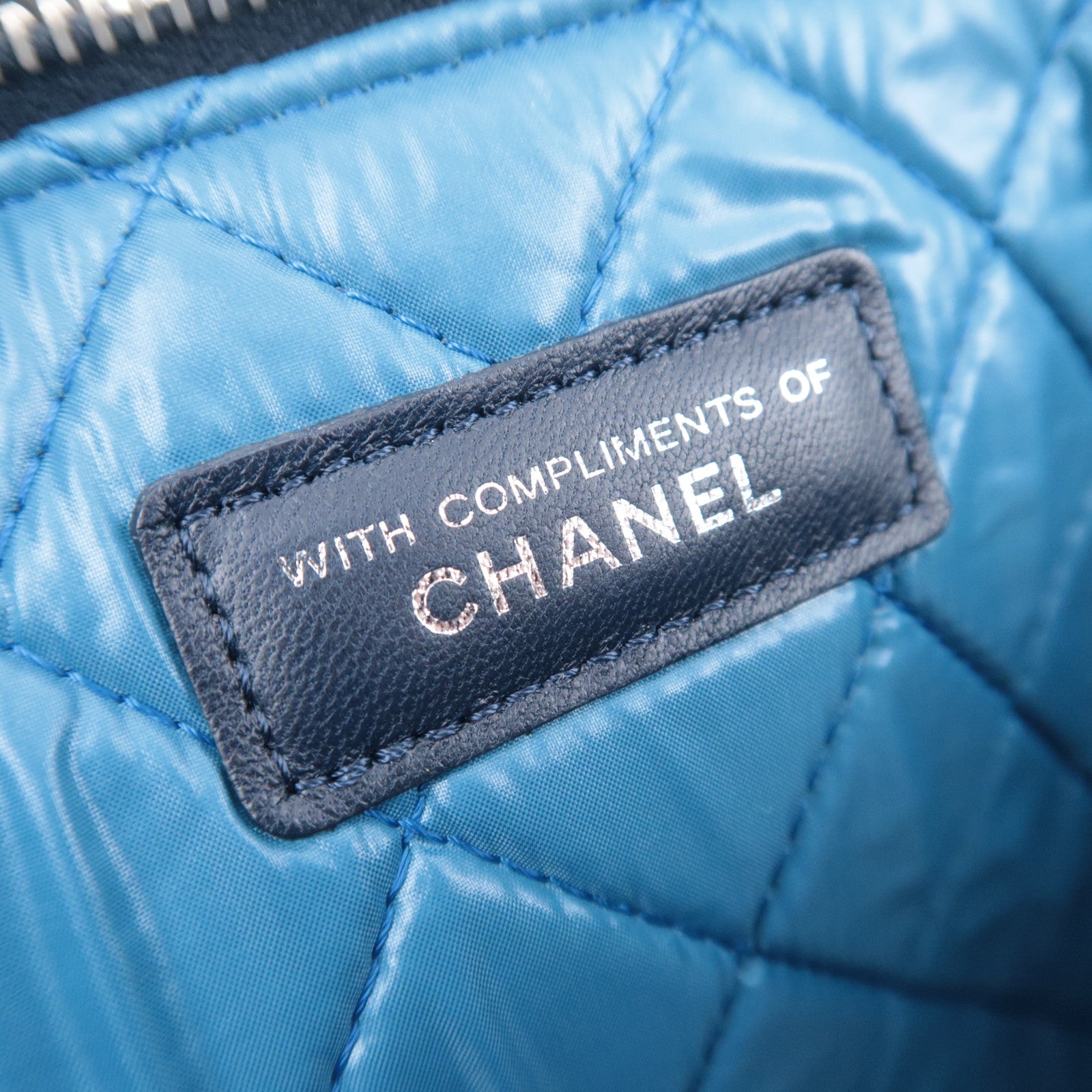 CHANEL Quilted Canvas Clutch Bag 2014 Christmas Exclusive Multicolor