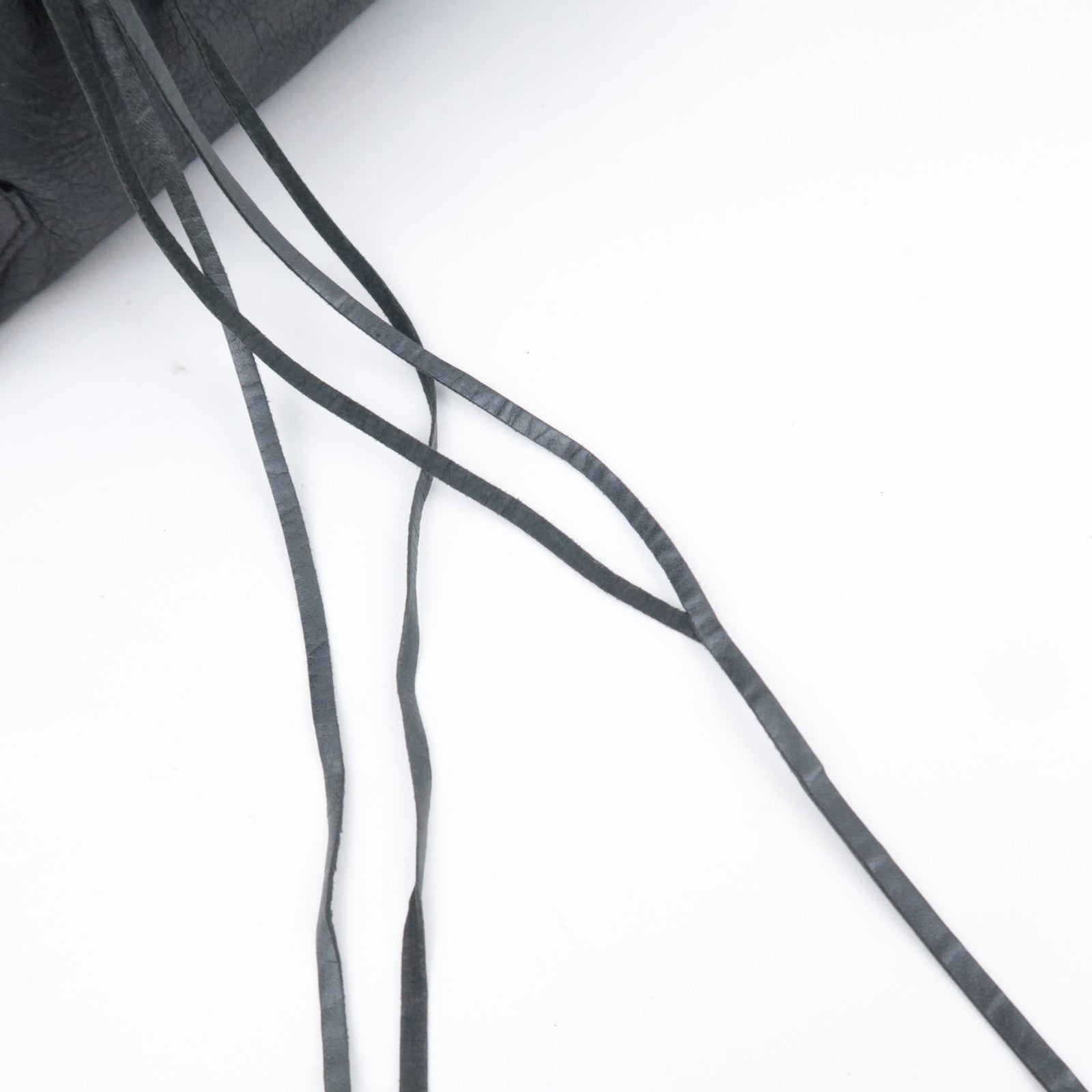 BALENCIAGA The City 2Way Leather Shoulder Bag Black 115748