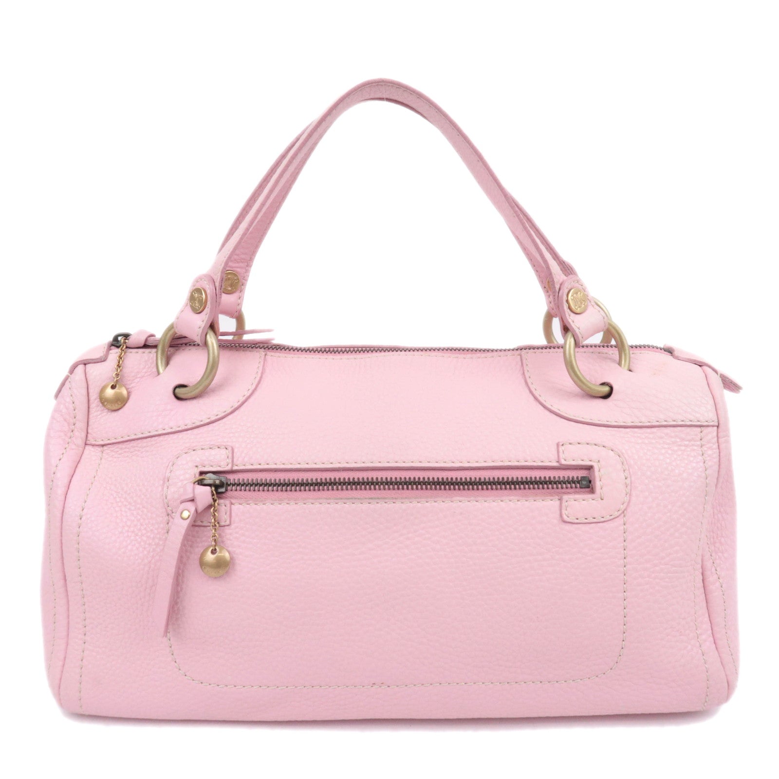 CELINE Boogie Bag Leather Handbag Pink90739