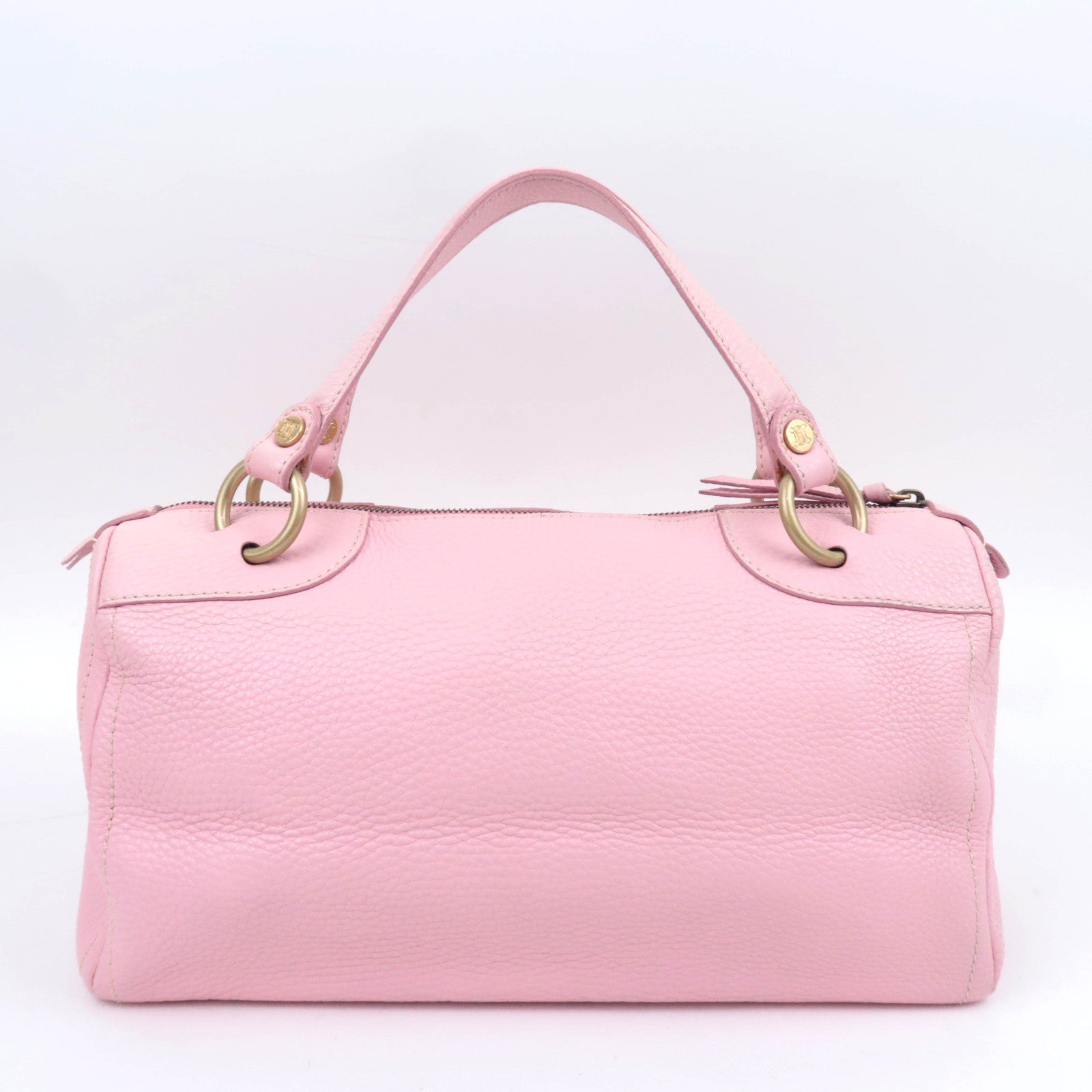 CELINE Boogie Bag Leather Handbag Pink
