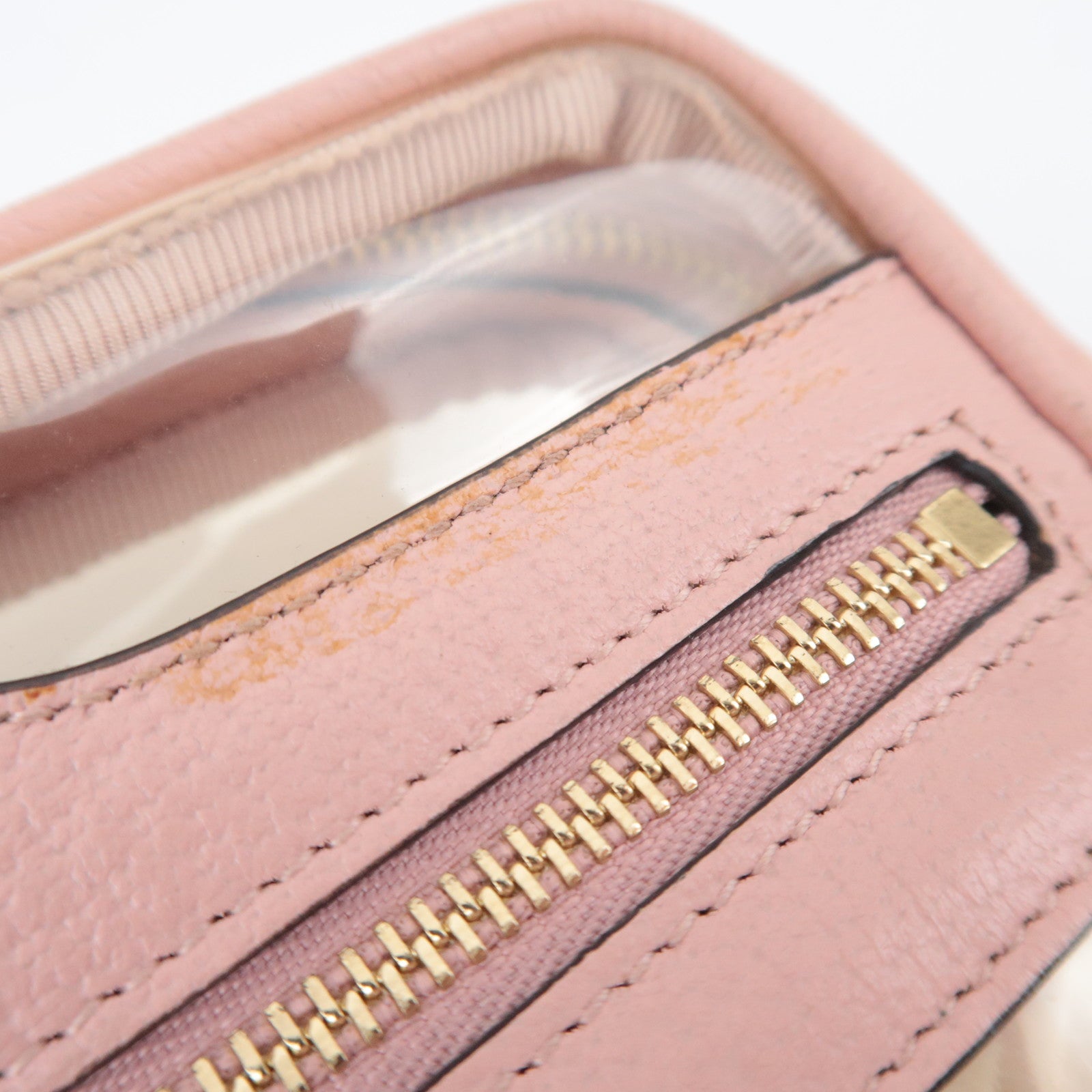 GUCCI Ophidia Clear Shoulder Bag Pink 517351