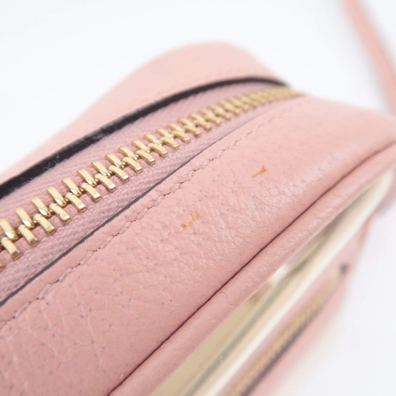 GUCCI Ophidia Clear Shoulder Bag Pink 517351