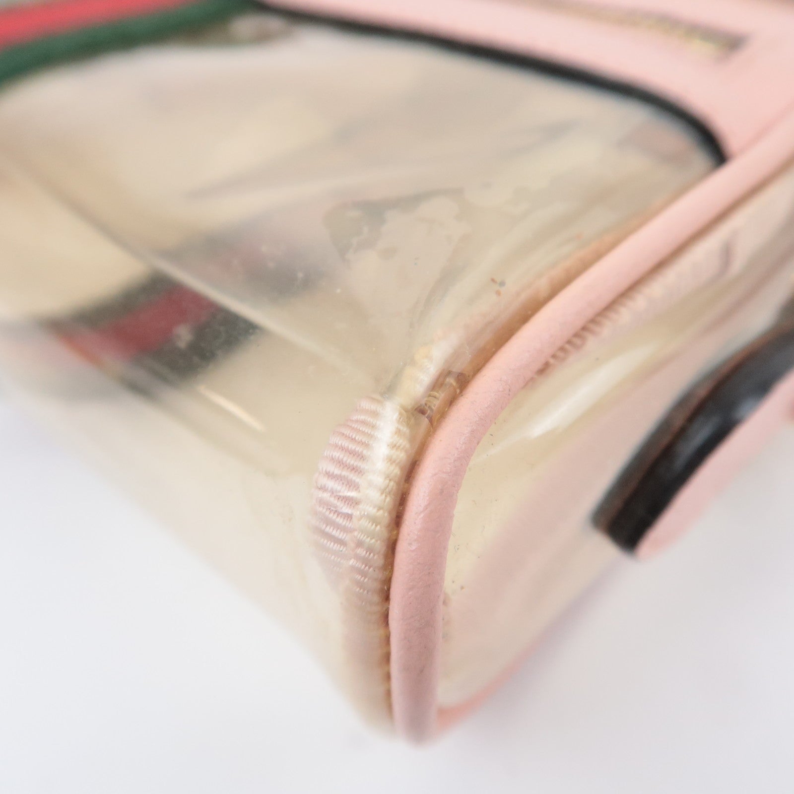 GUCCI Ophidia Clear Shoulder Bag Pink 517351