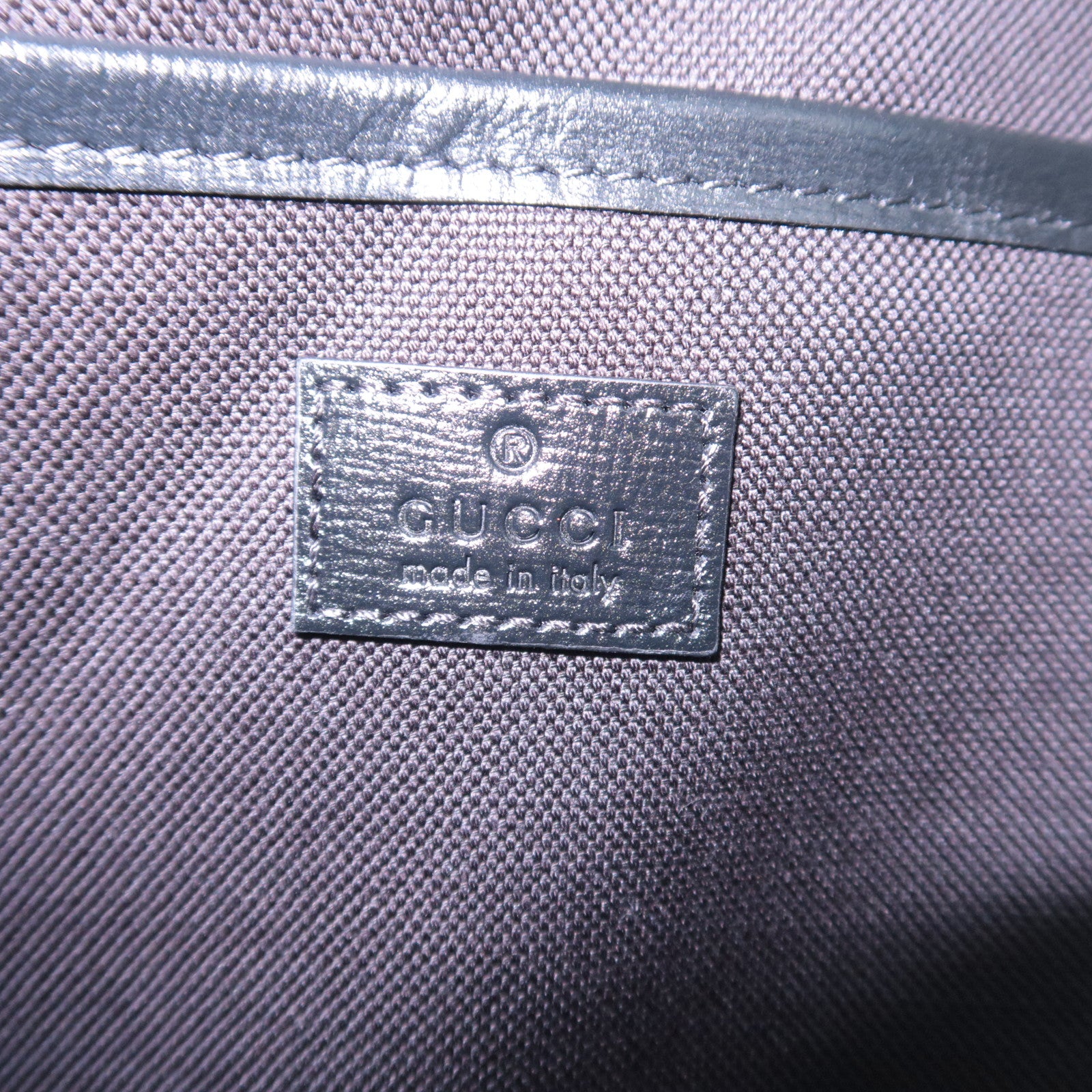 GUCCI GG Supreme Clutch Bag Black 792117