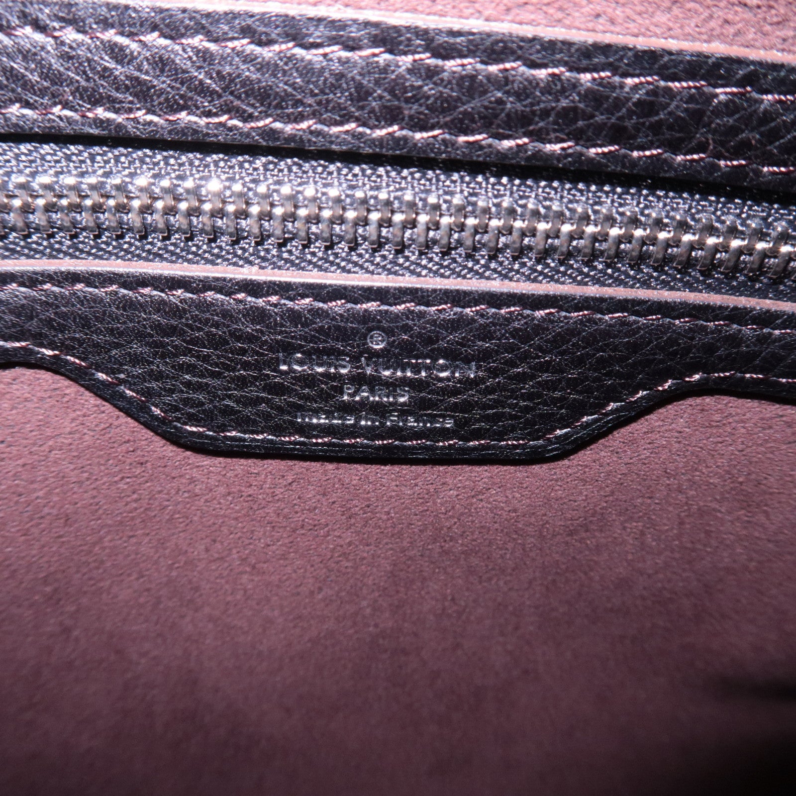 Louis Vuitton Monogram Mahina Selene PM Noir M94314