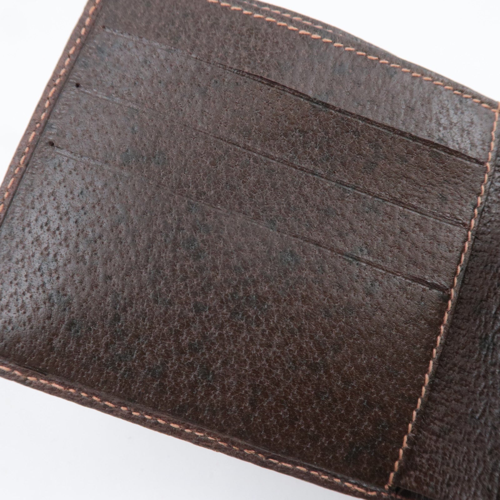 GUCCI Old Gucci GG Plus Wallet Brown 01.03.411