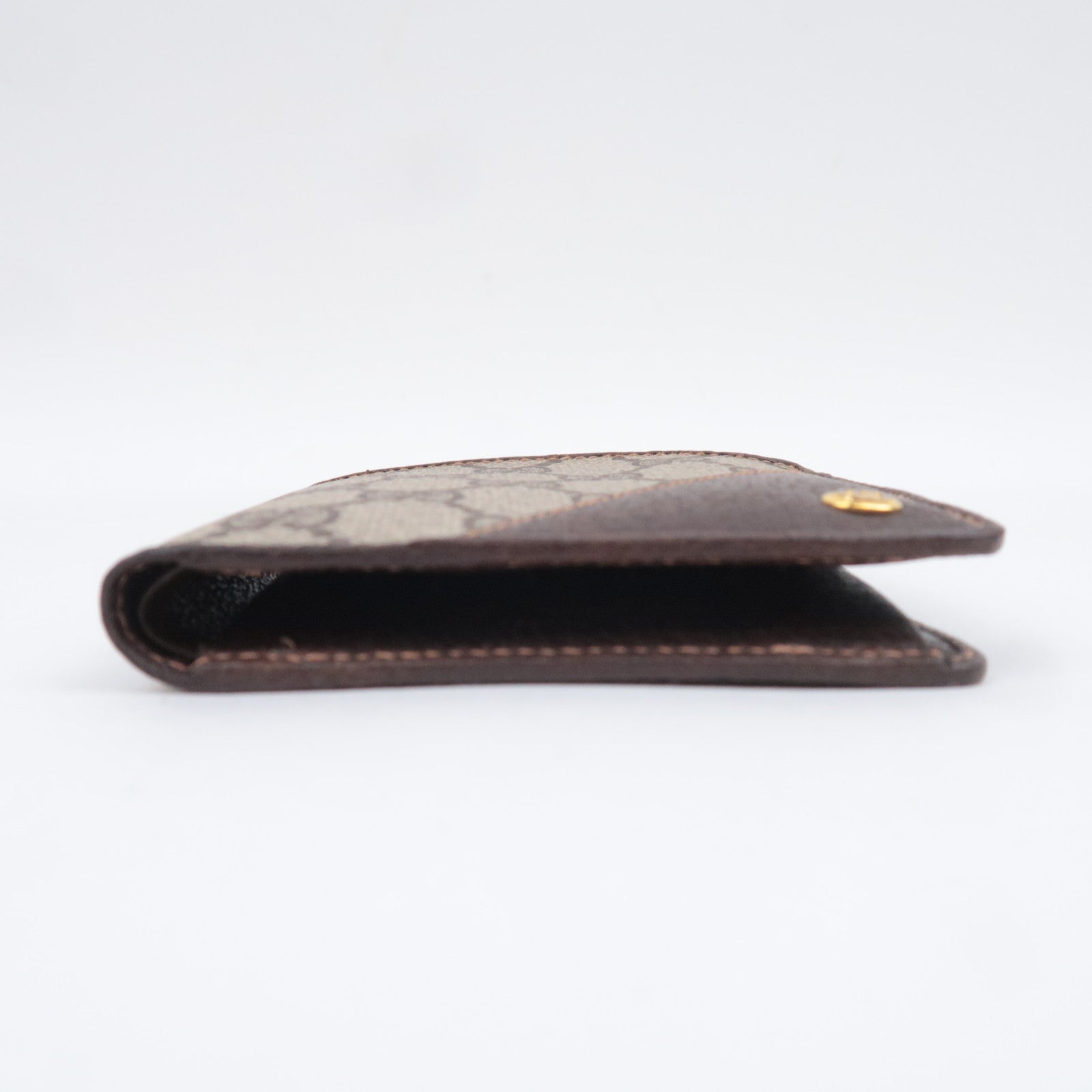 GUCCI Old Gucci GG Plus Wallet Brown 01.03.411