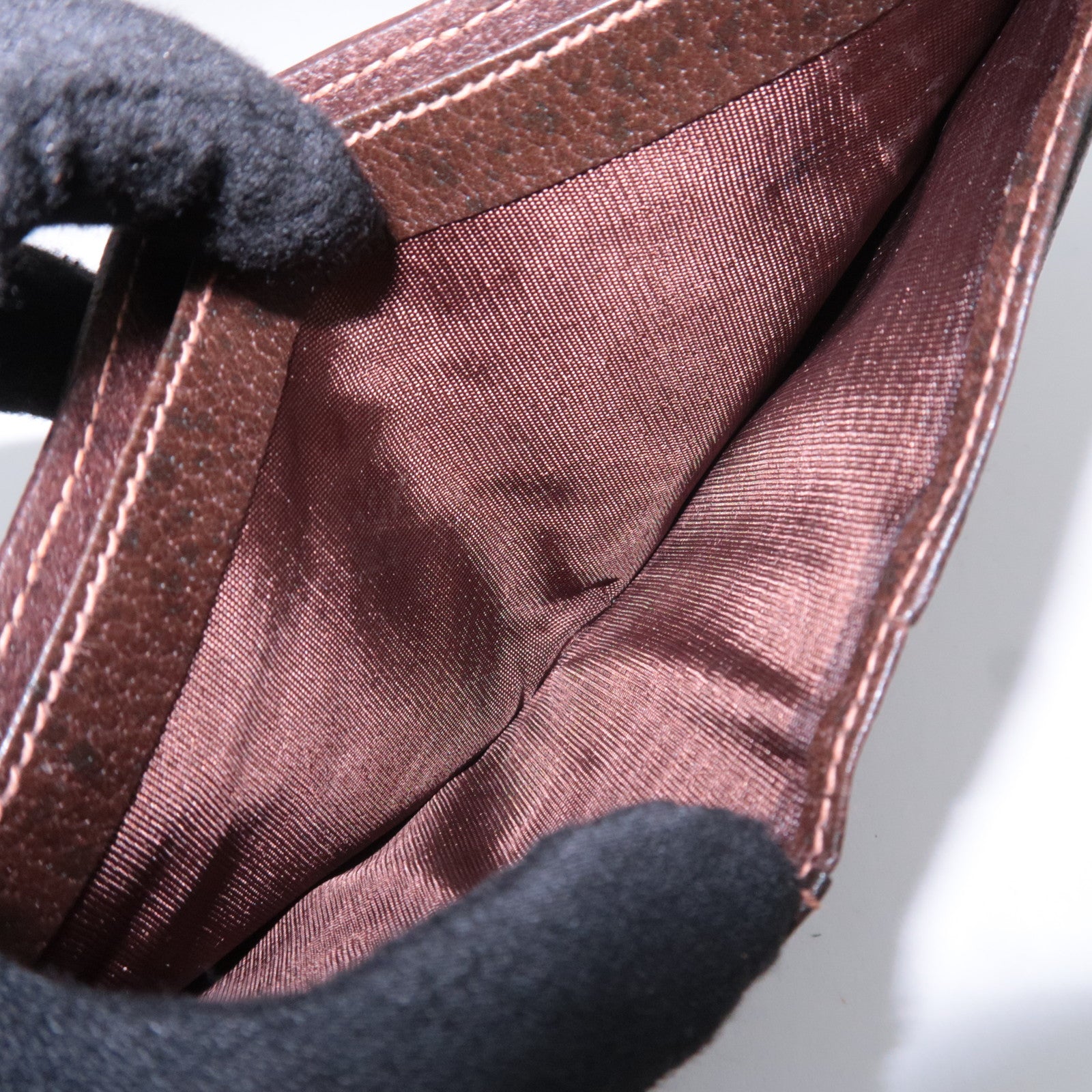 GUCCI Old Gucci GG Plus Wallet Brown 01.03.411