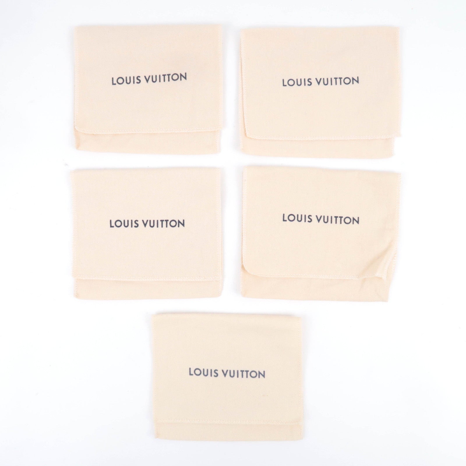 Louis Vuitton Set of 10 Small Dust Bag New Model