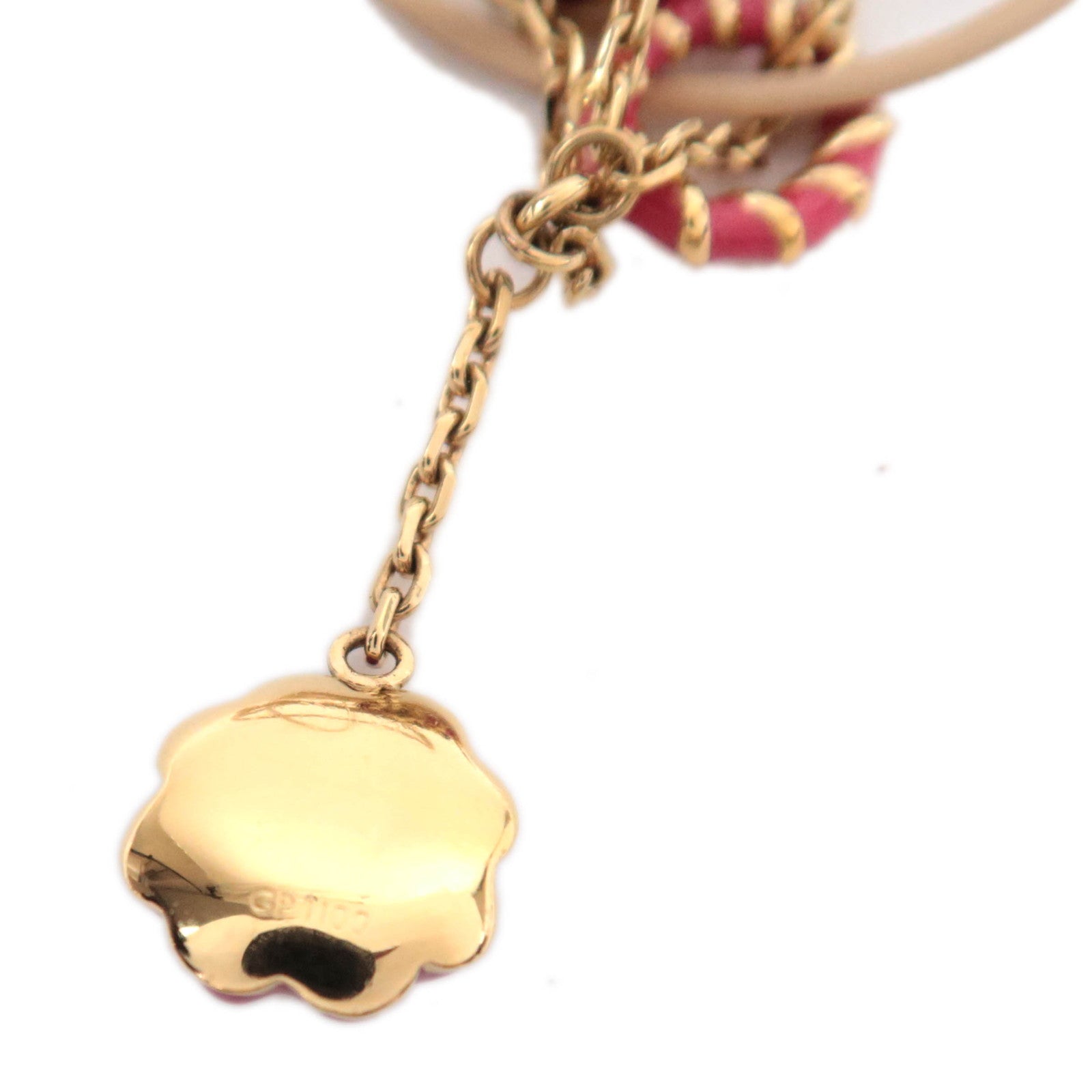Louis Vuitton Pendentif Tutti Leather Necklace Pink