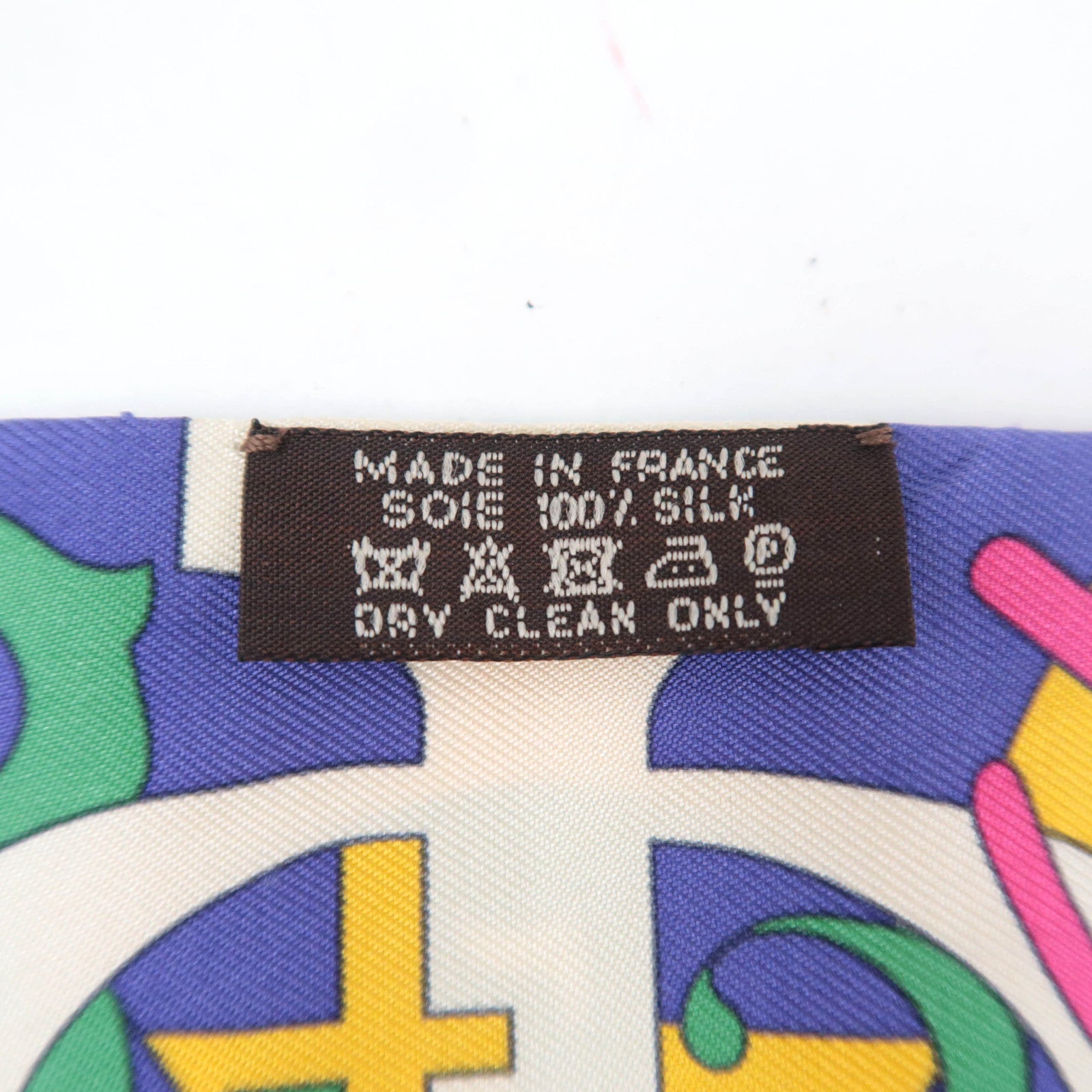HERMES Twilly Scarf Factory Suite 100% Silk Multicolor