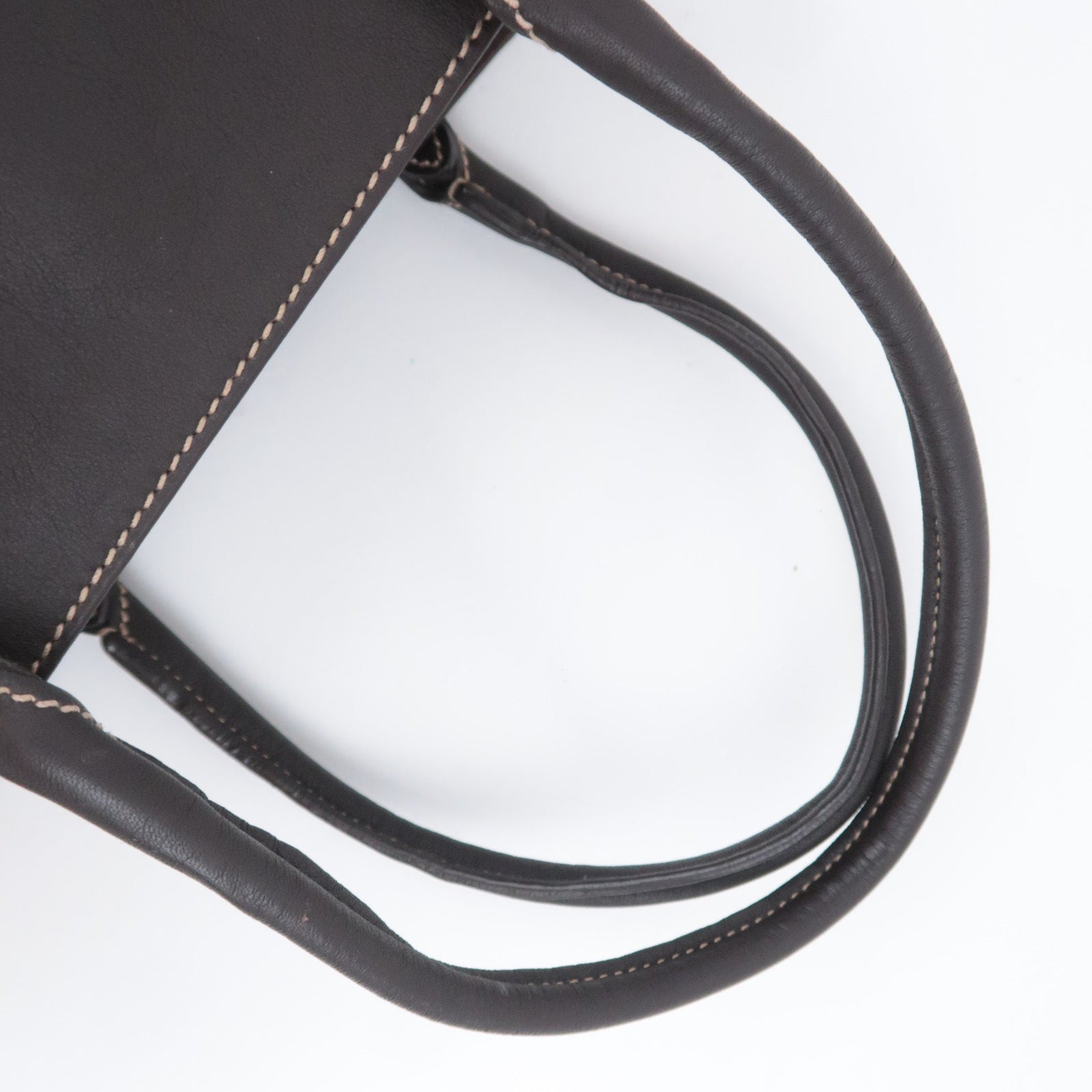 GUCCI GG Canvas Handbag Beige Brown 190247