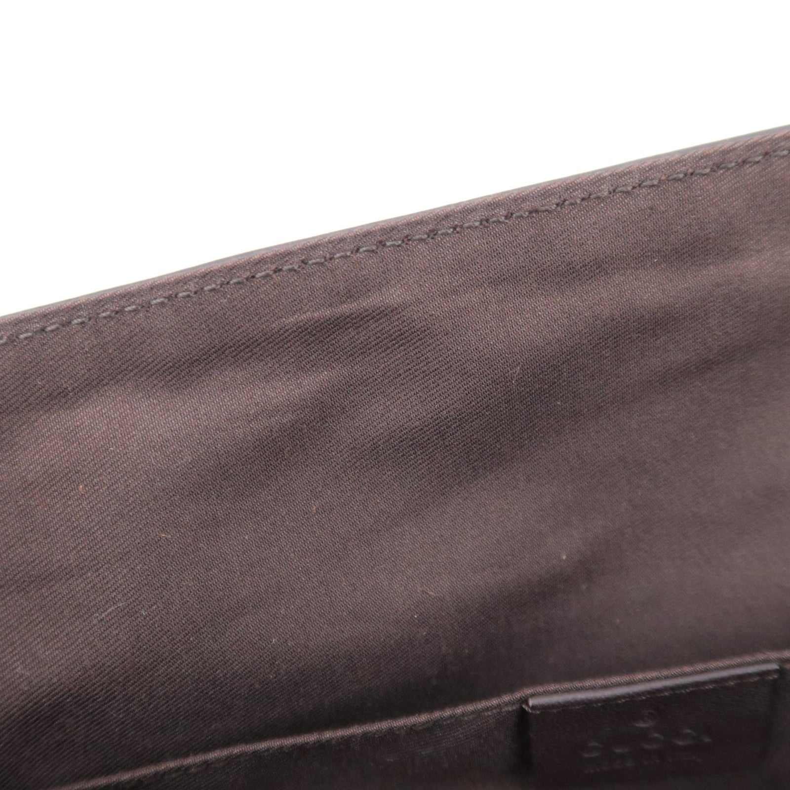 GUCCI GG Canvas Handbag Beige Brown 190247