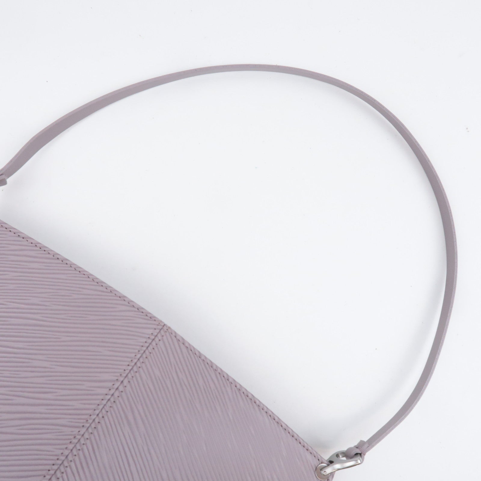 Louis Vuitton Epi Demi Lune Shoulder Bag Lilac M5262B