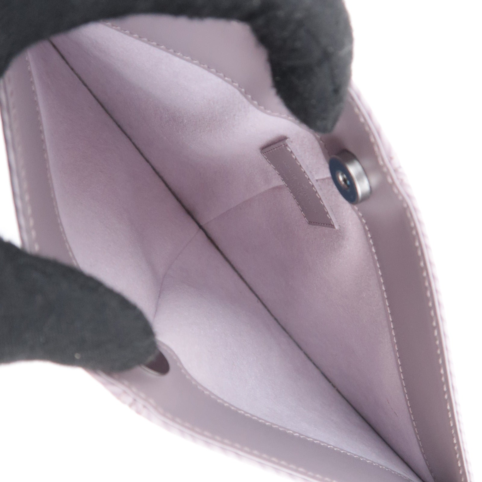 Louis Vuitton Epi Demi Lune Shoulder Bag Lilac M5262B
