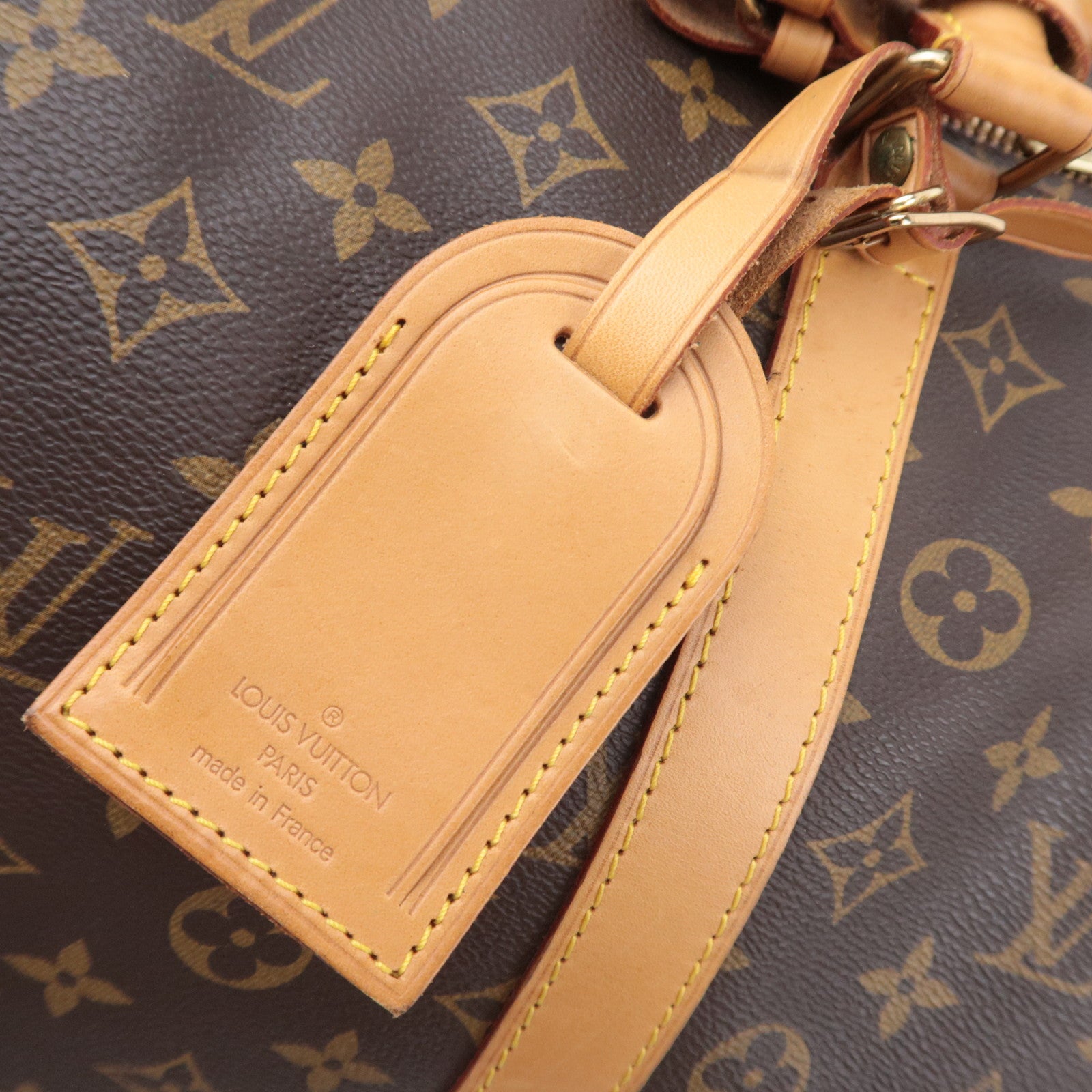 Louis Vuitton Monogram Keepall Bandouliere 55 Travel Bag M41414