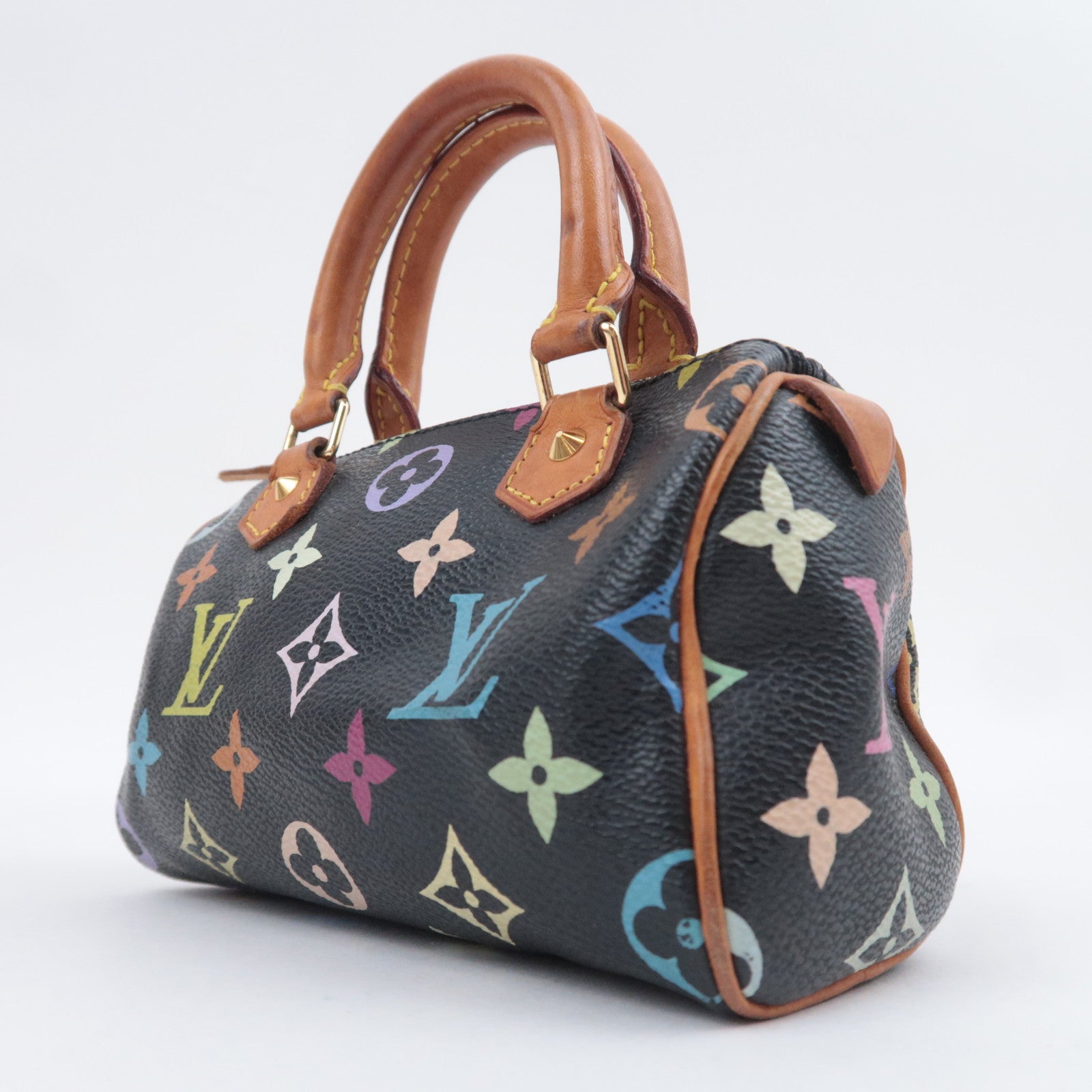 Louis Vuitton Monogram Multicolor Murakami Mini Speedy Noir M92644