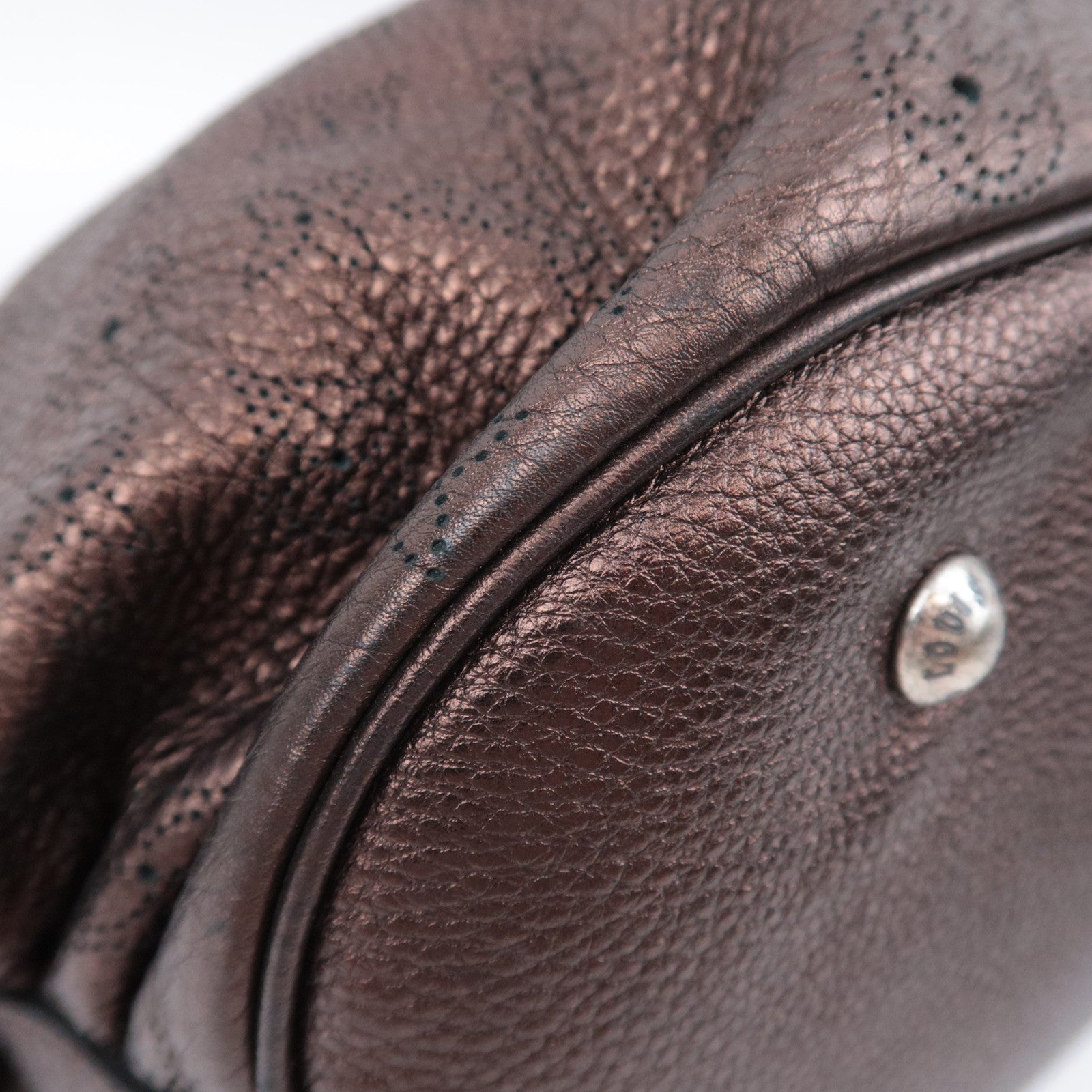 Louis Vuitton Monogram Mahina XL Shoulder Bag Bronze M95714