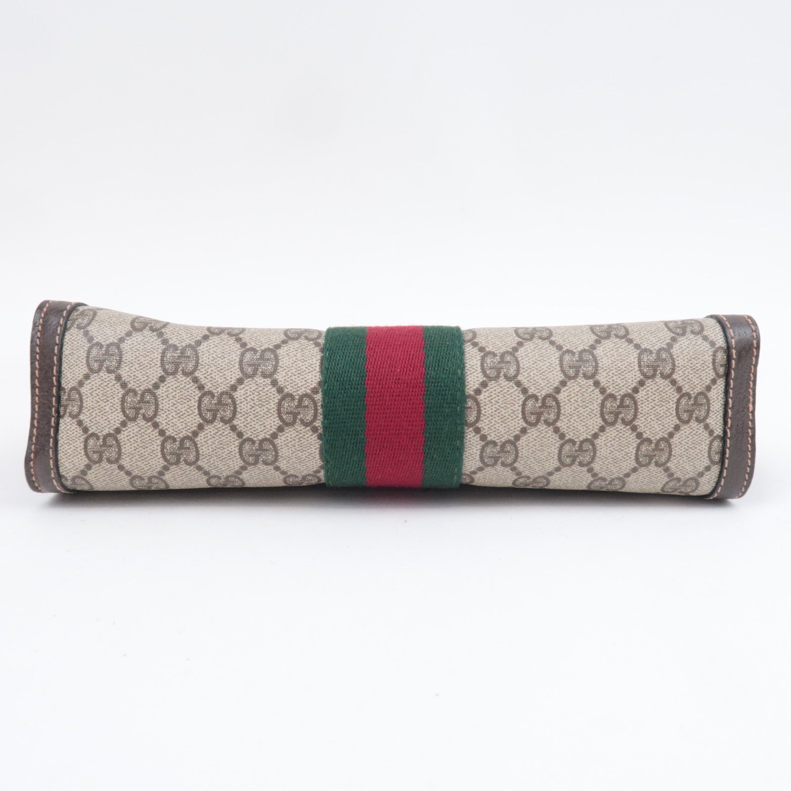 GUCCI Old Gucci GG Plus Clutch Bag Beige