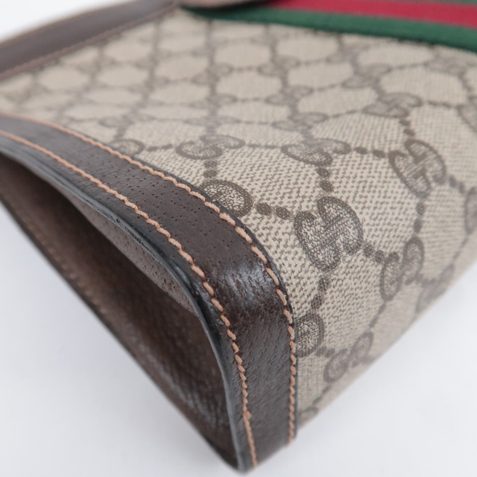 GUCCI Old Gucci GG Plus Clutch Bag Beige
