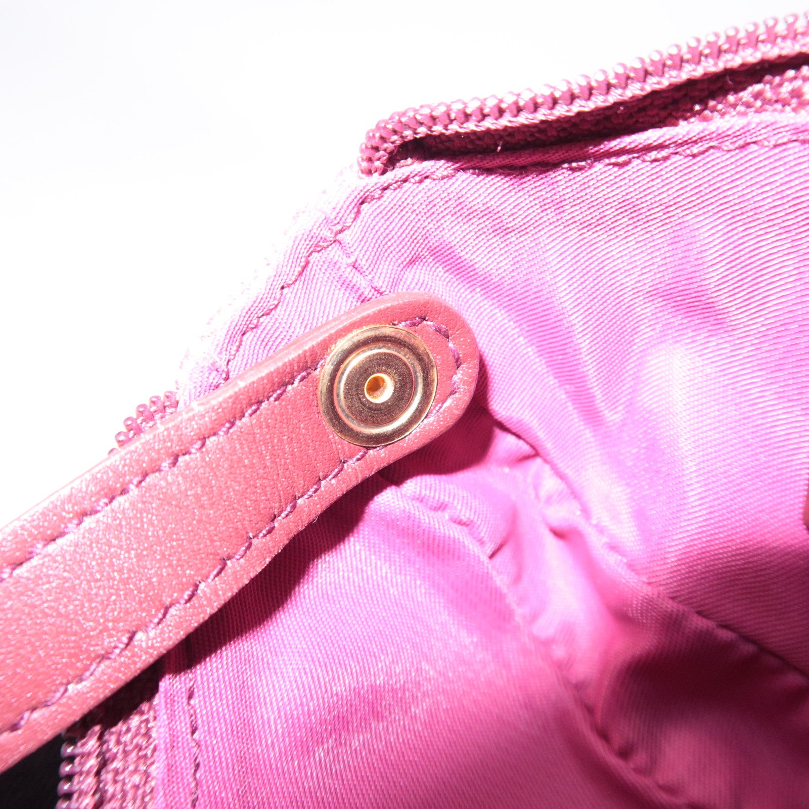 Christian Dior Trotter Saddle Canvas Small Coin Case Red