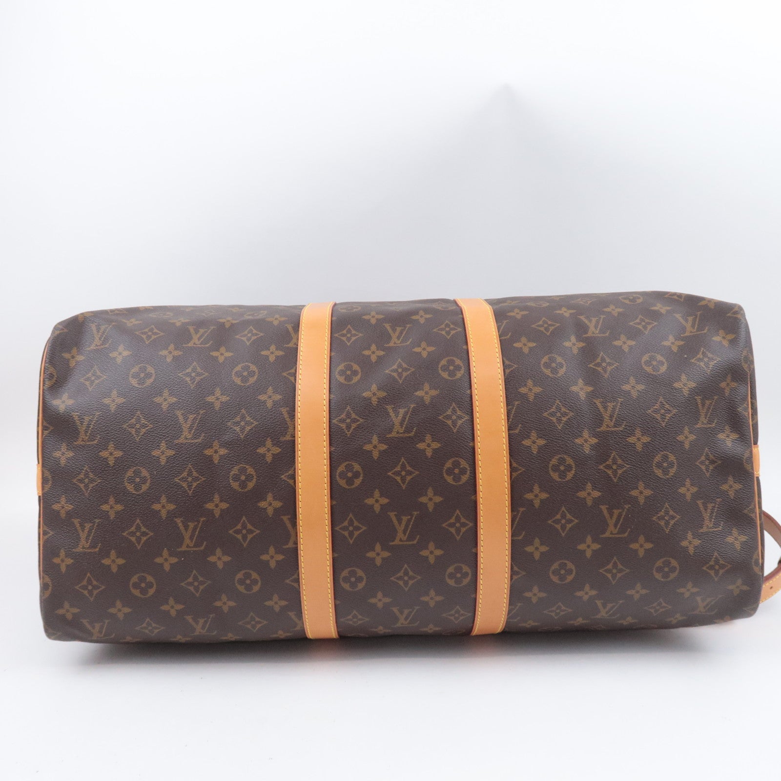 Louis Vuitton Monogram Keepall Bandouliere 55 Travel Bag M41414