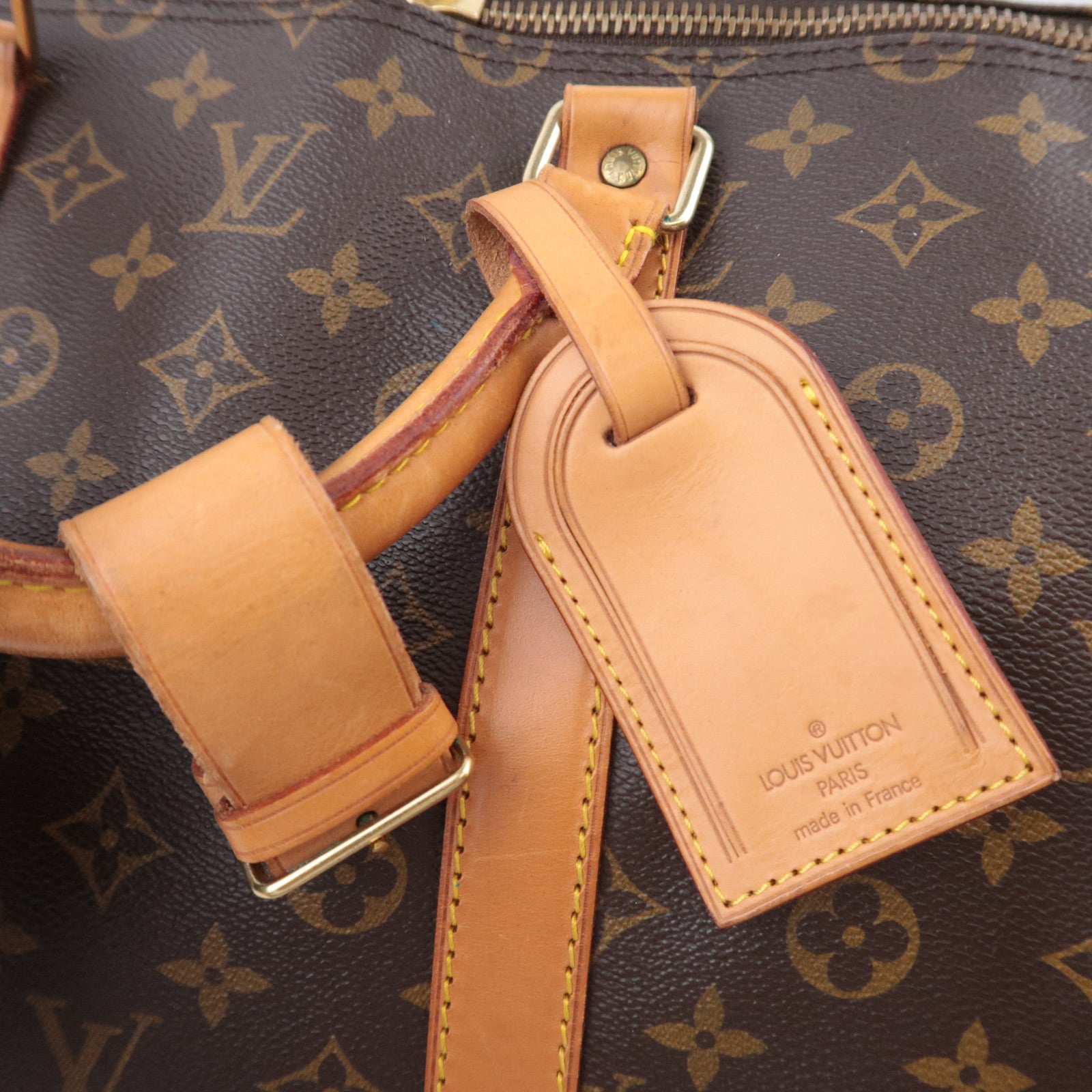 Louis Vuitton Monogram Keepall Bandouliere 55 Travel Bag M41414