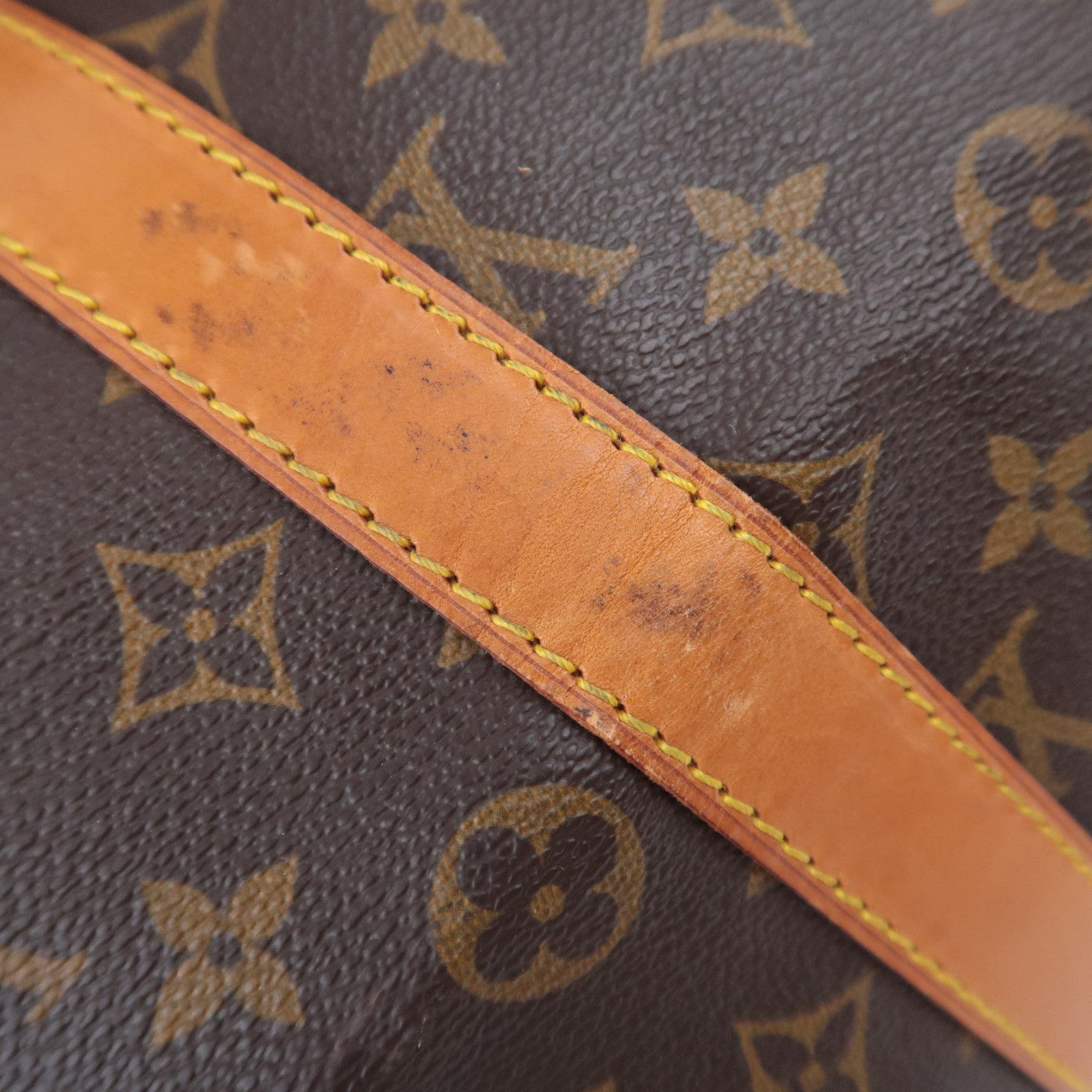 Louis Vuitton Monogram Keepall Bandouliere 55 Travel Bag M41414