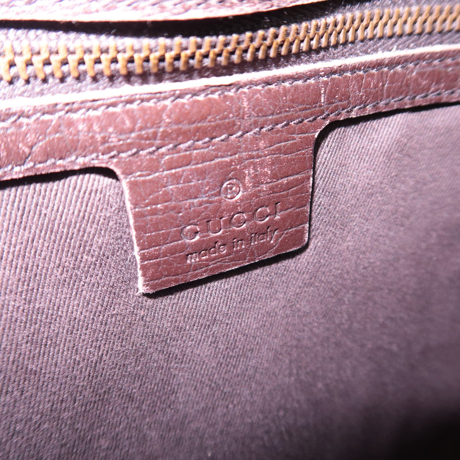 GUCCI Horsebit GG Canvas Shoulder Bag Beige Brown 114915