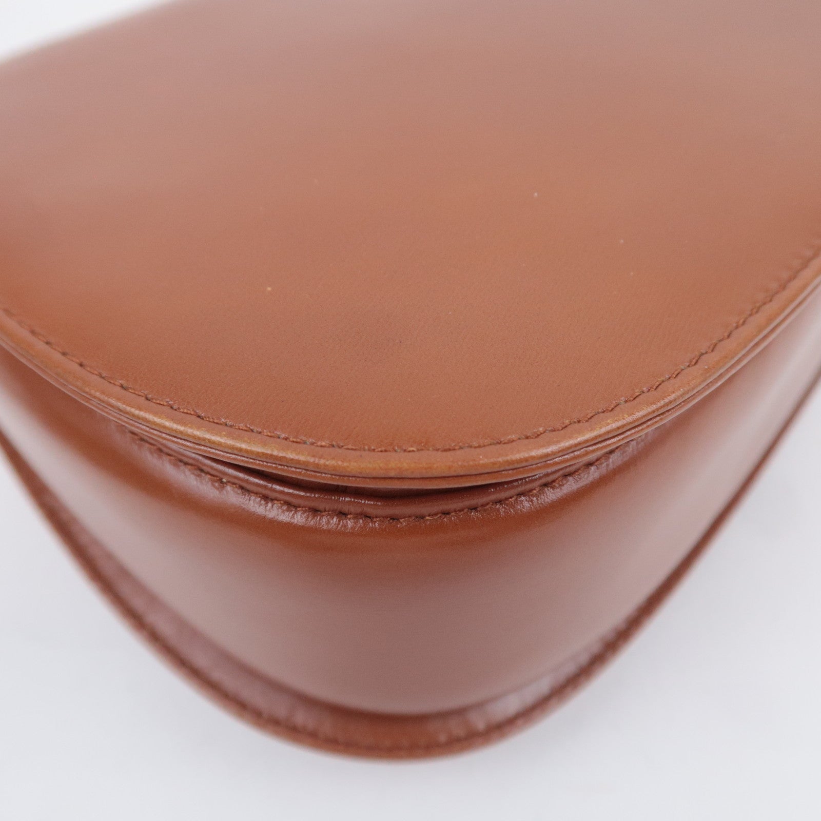 GUCCI Bamboo 2Way Leather Handbag Brown 000.2046.0633
