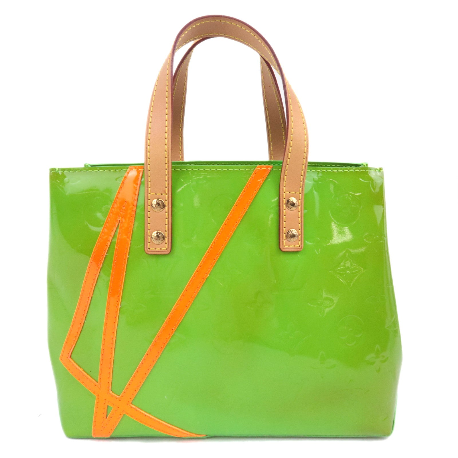 Louis Vuitton Monogram Vernis Fluo Reade PM Robert Wilson 2002 Christmas Exclusive Vert M9190491072