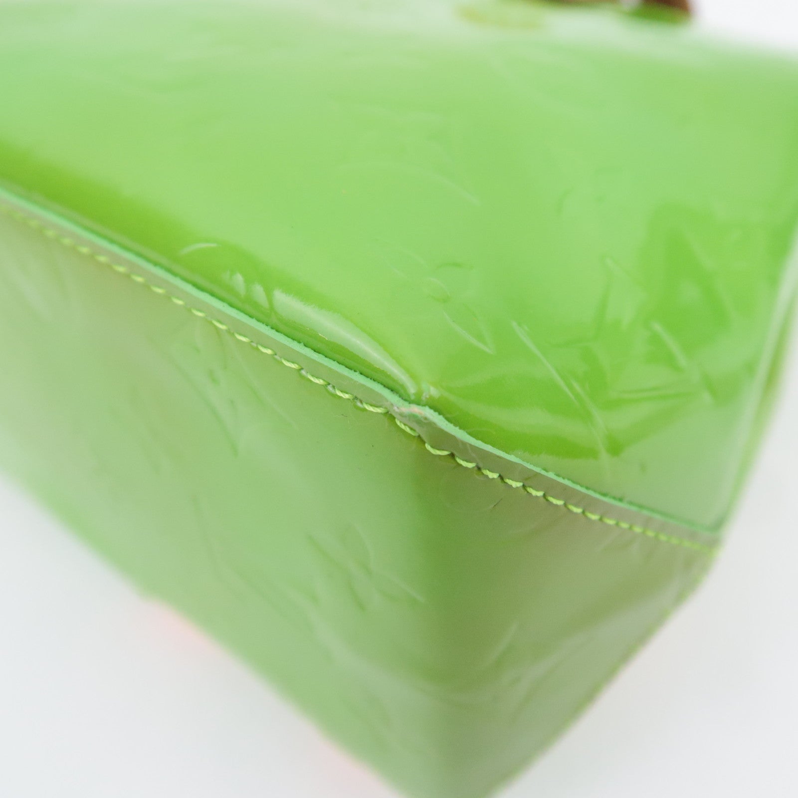 Louis Vuitton Monogram Vernis Fluo Reade PM Robert Wilson 2002 Christmas Exclusive Vert M91904