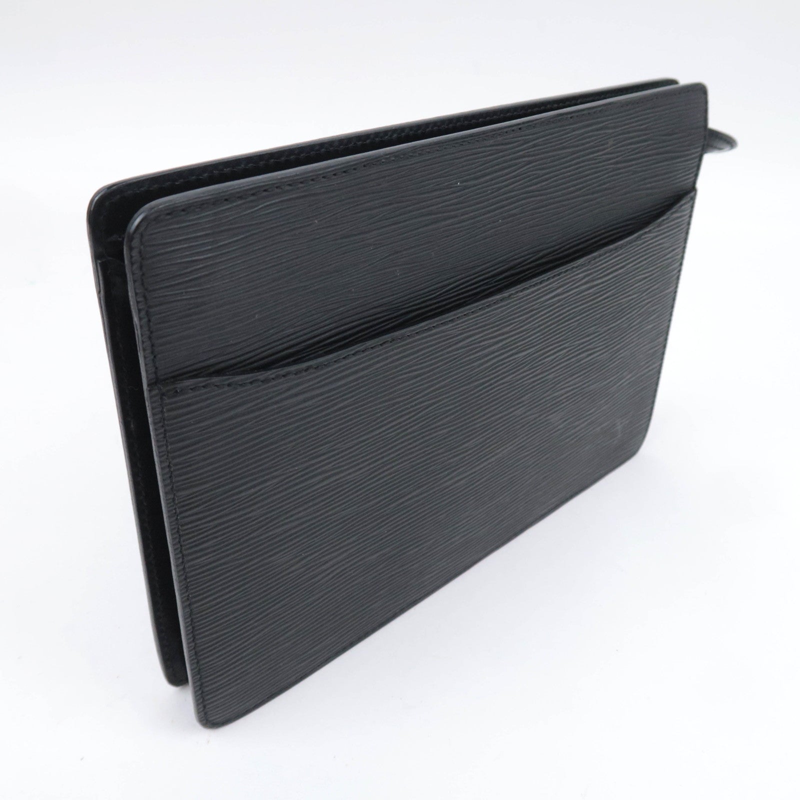 Louis Vuitton Epi Pochette Homme Clutch Bag Noir M52522