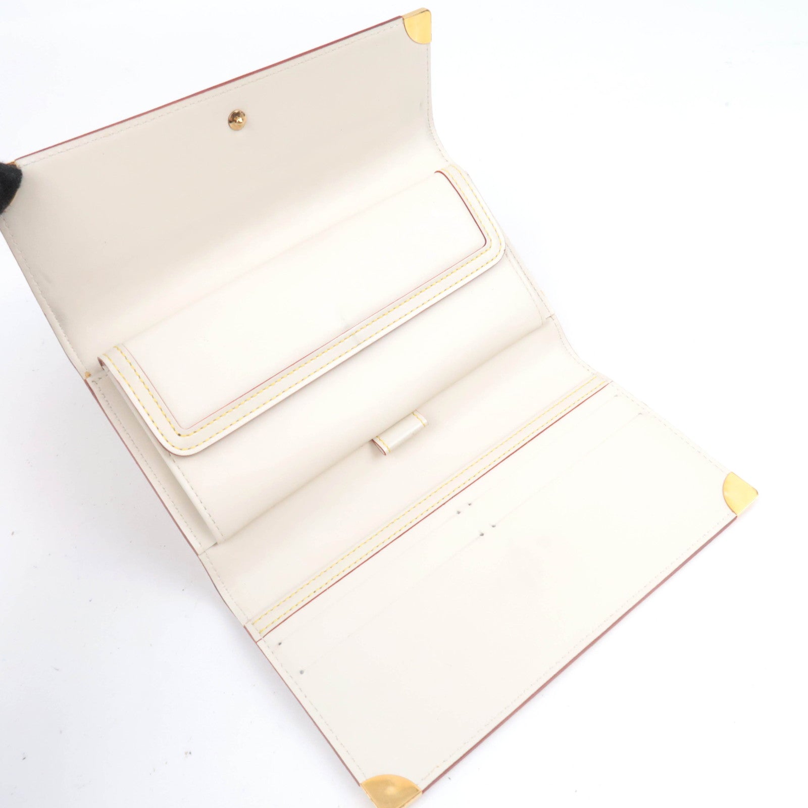 Louis Vuitton Suhali Porte Tresor International Long Wallet Blanc M91839