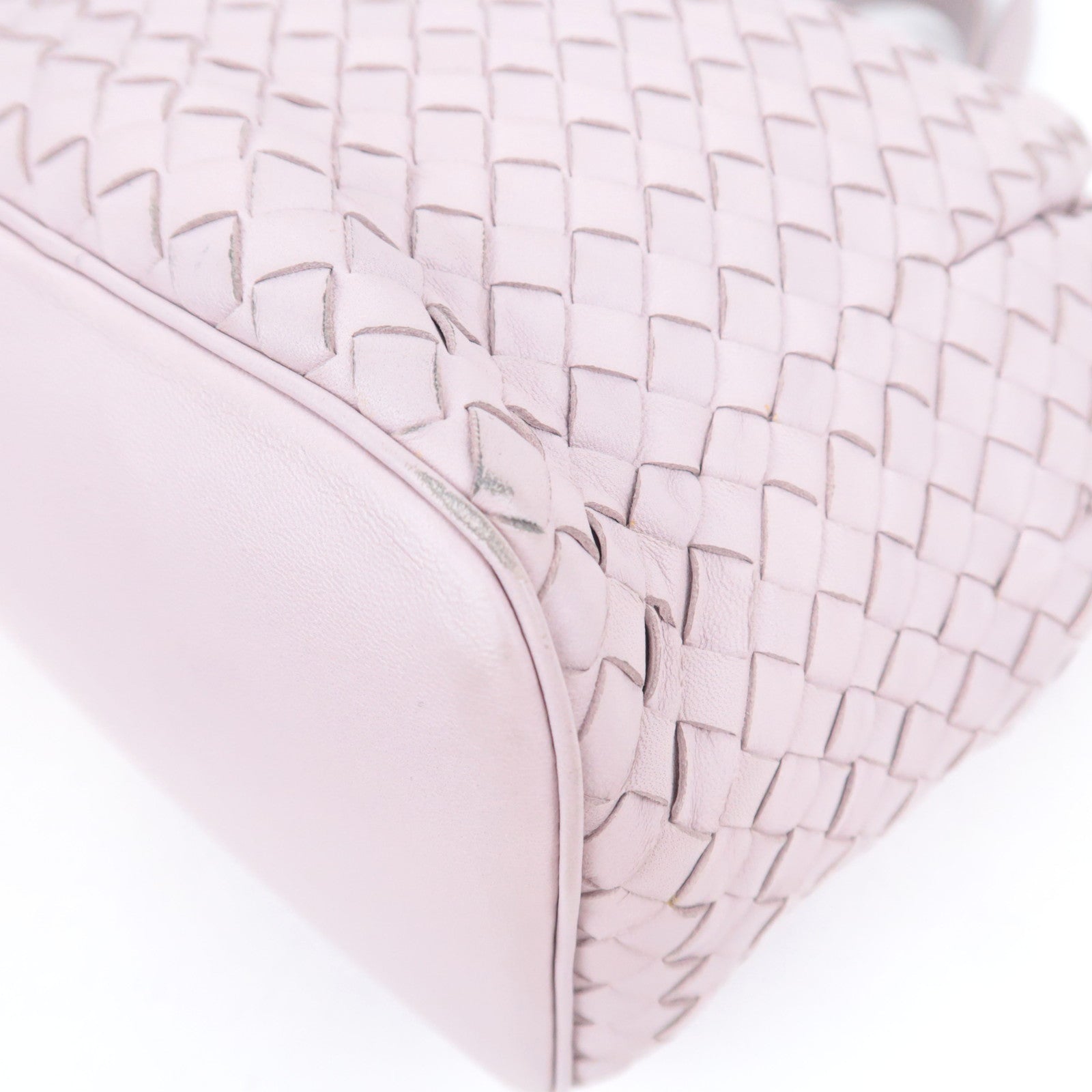 BOTTEGA VENETA Intrecciato Leather 2Way Handbag Greige